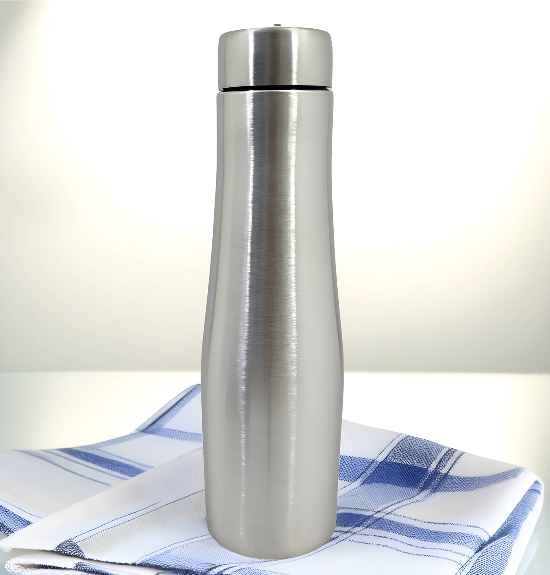 Inpro Leak-Proof, BPA-Free Stainless Silver Stainless Steel Water Bottle 1000 mL ( Set of 1 ) Inpro Leak-Proof, BPA-Free Stainless Silver Stainless Steel Water Bottle 1000 mL ( Set of 1 )