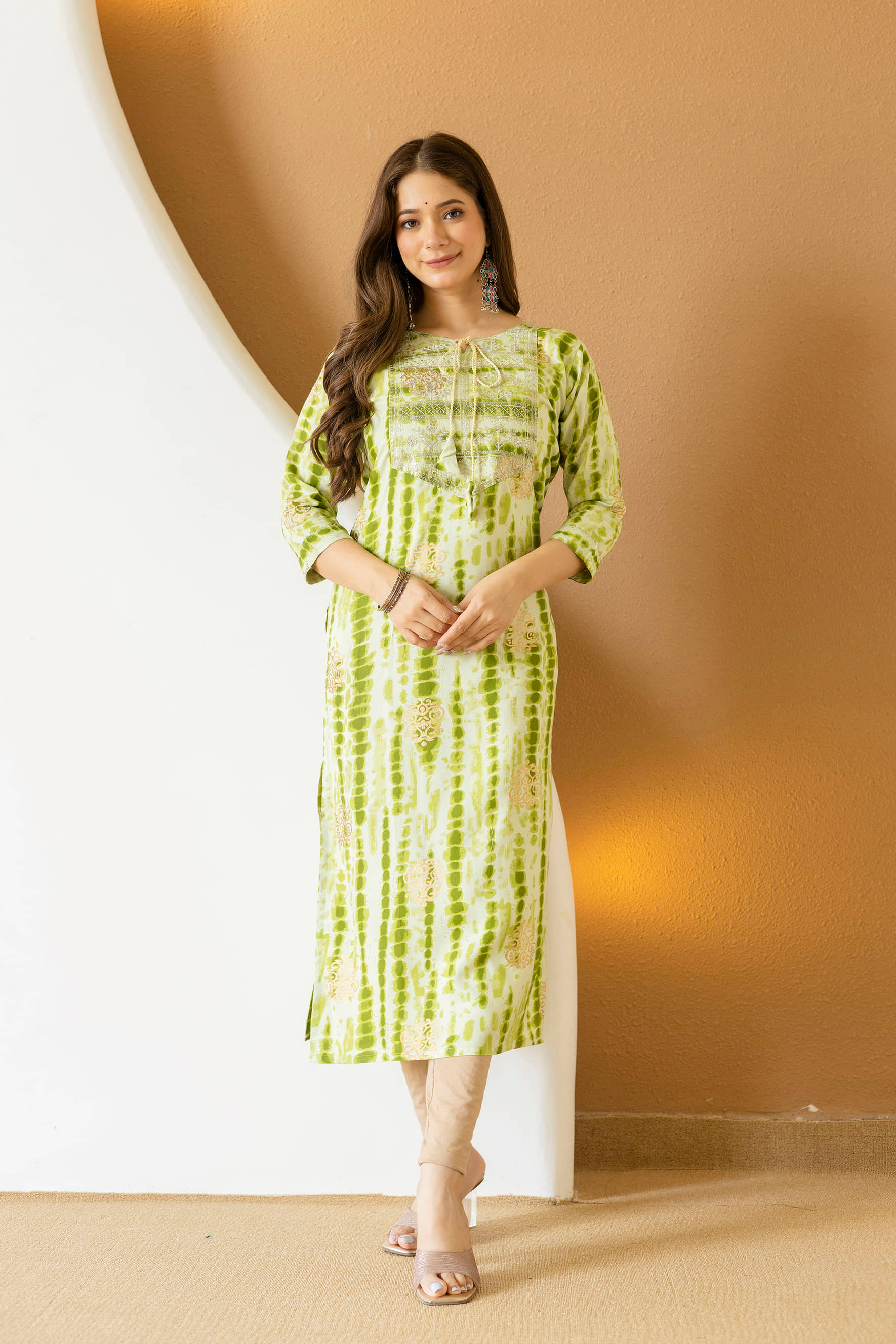 Kapadia Women Rayon Embroidered Straight Kurti ( Multicolor ) - Kurtis, Tunics | Buy online on ZillyBuy