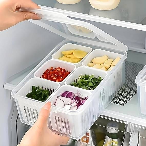     			Magnique Plastic White Multi-Purpose Container ( Set of 1 )