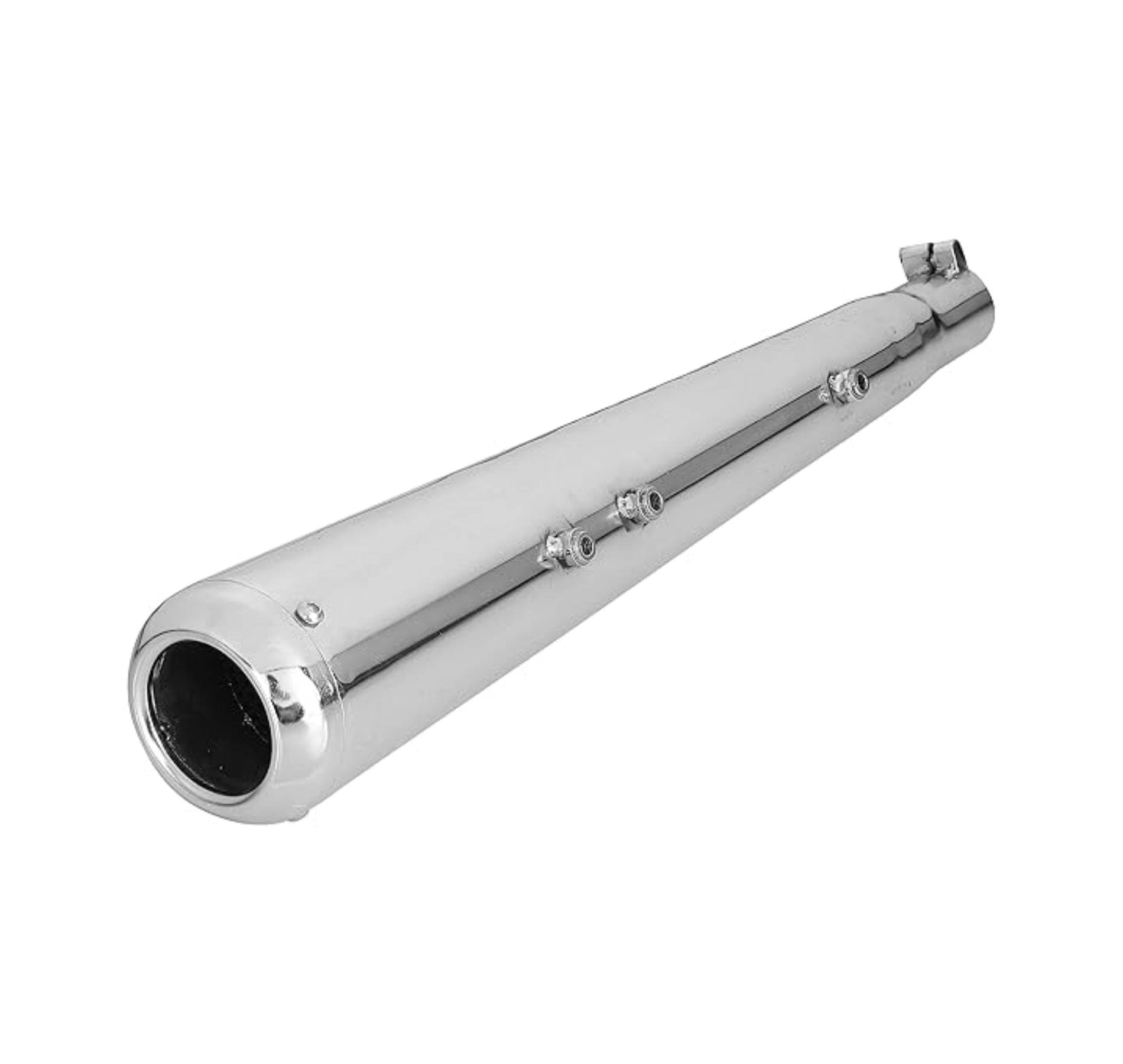 NOISEWAVE Megaphone Chrome Glasswool Exhaust silencer Royal Enfield Electra Full Exhaust System (Mild Steel) NOISEWAVE Megaphone Chrome Glasswool Exhaust silencer Royal Enfield Electra Full Exhaust System (Mild Steel)