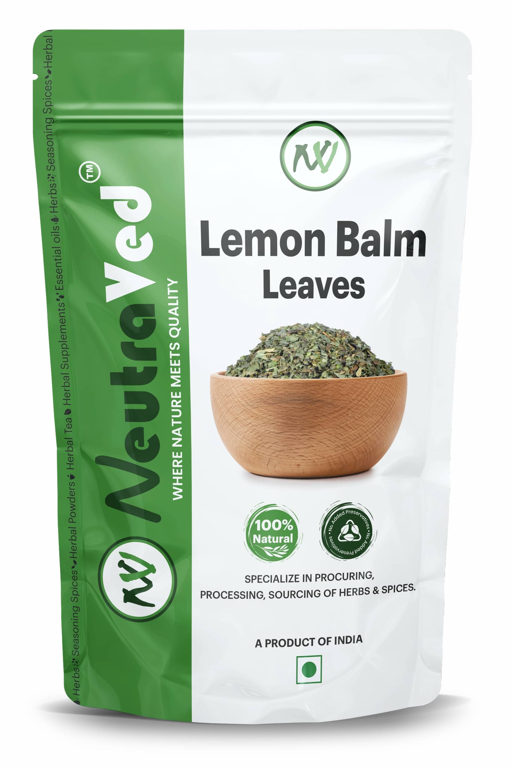     			NeutraVed Lemon balm Tea Loose Leaf 50 gm