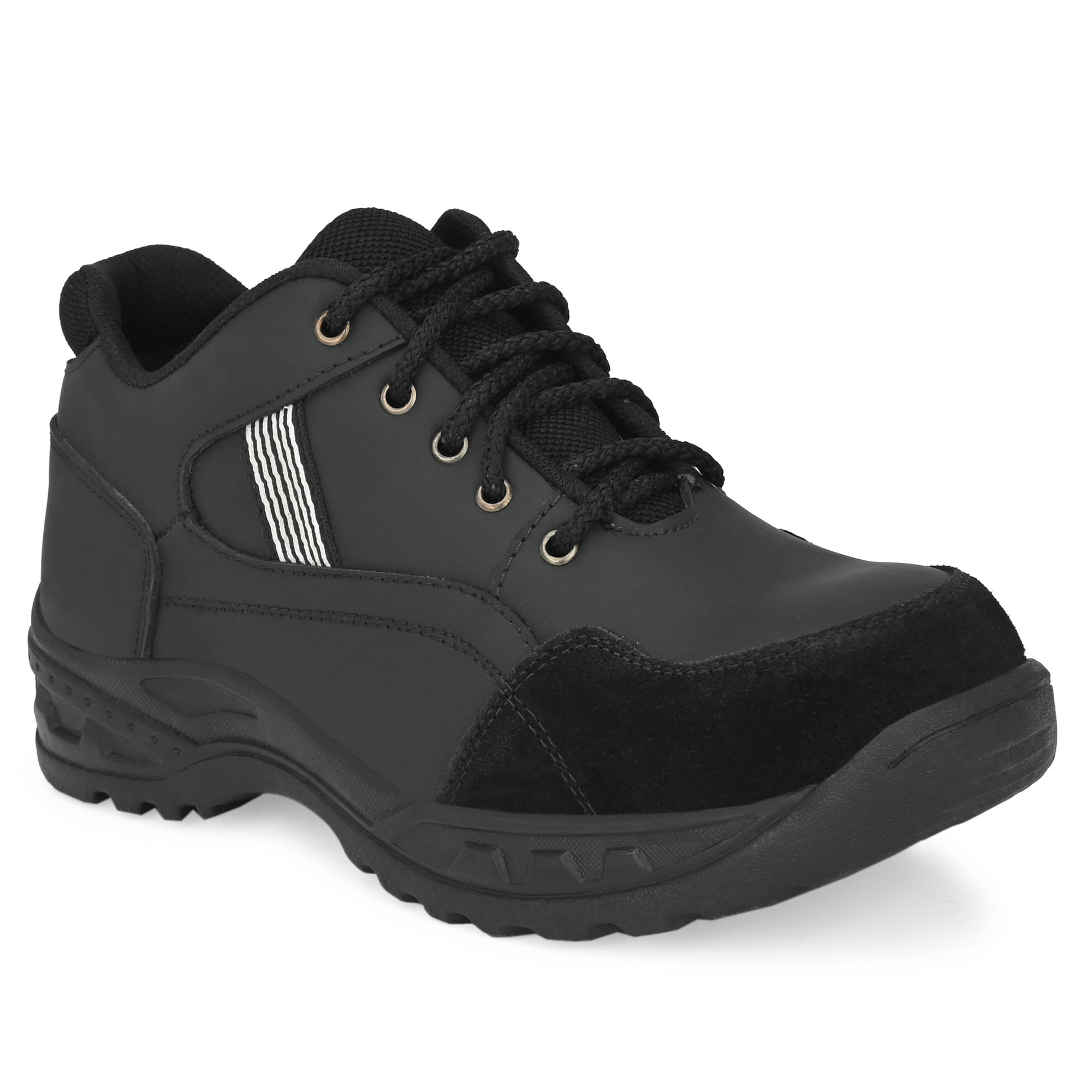     			Ozarro Derby Black Safety Shoes