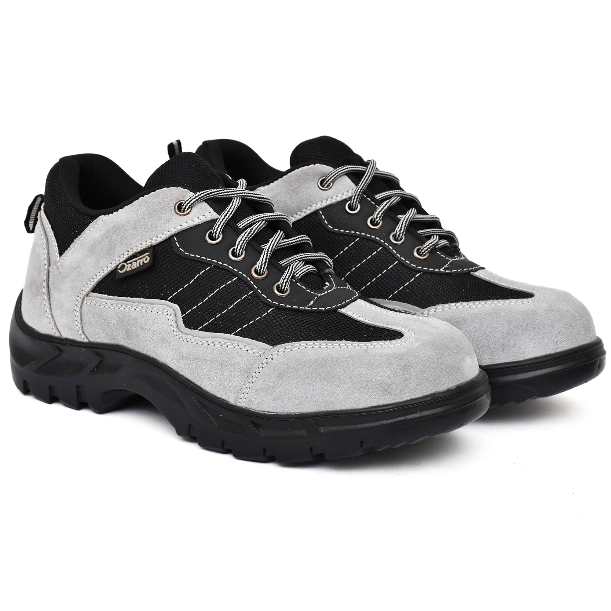     			Ozarro Derby Grey Safety Shoes