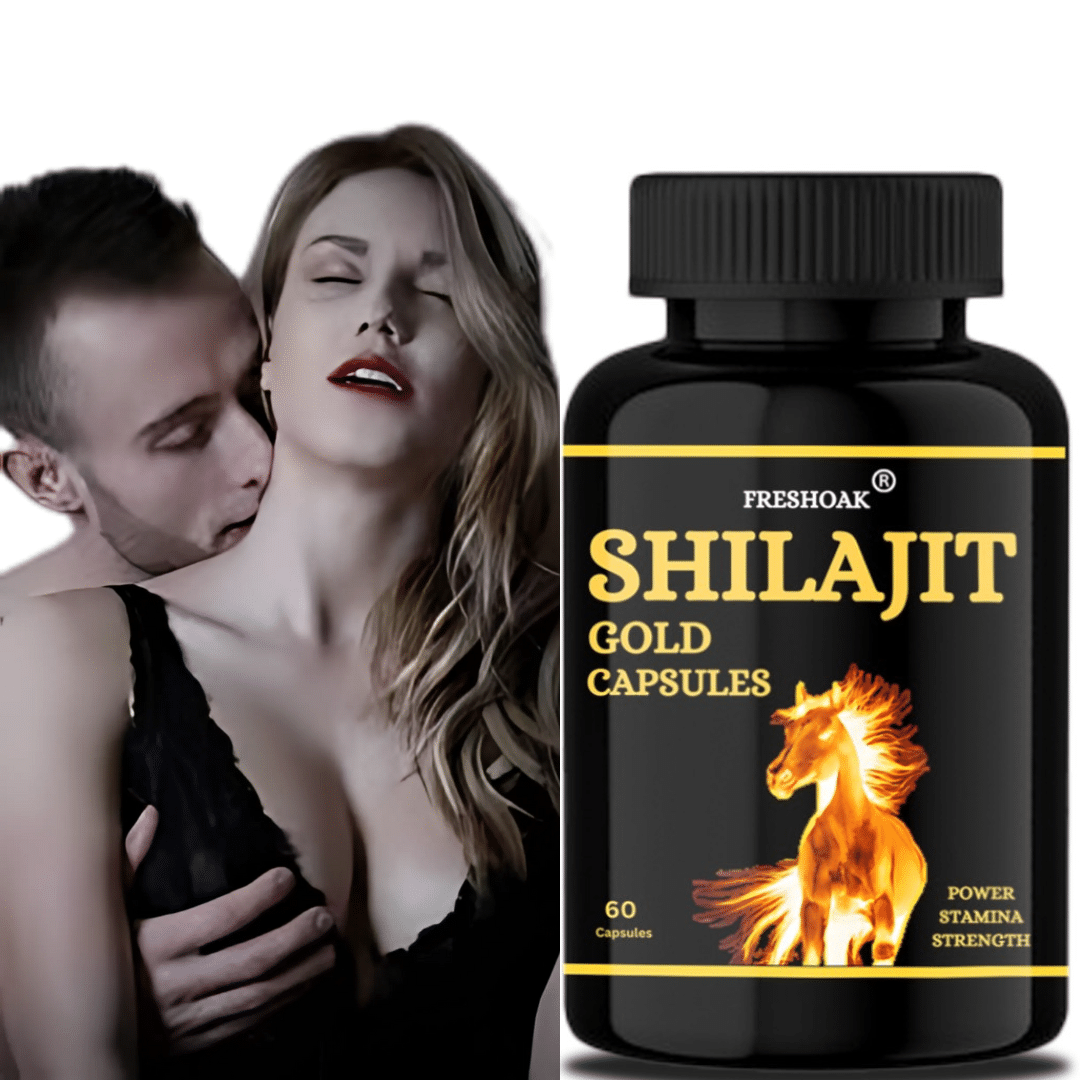 Pure Natural & Herbal Shilajit Gold Capsules - 60 Capsules, 500MG - Natural Energy Booster     			Pure Natural & Herbal Shilajit Gold Capsules - 60 Capsules, 500MG - Natural Energy Booster