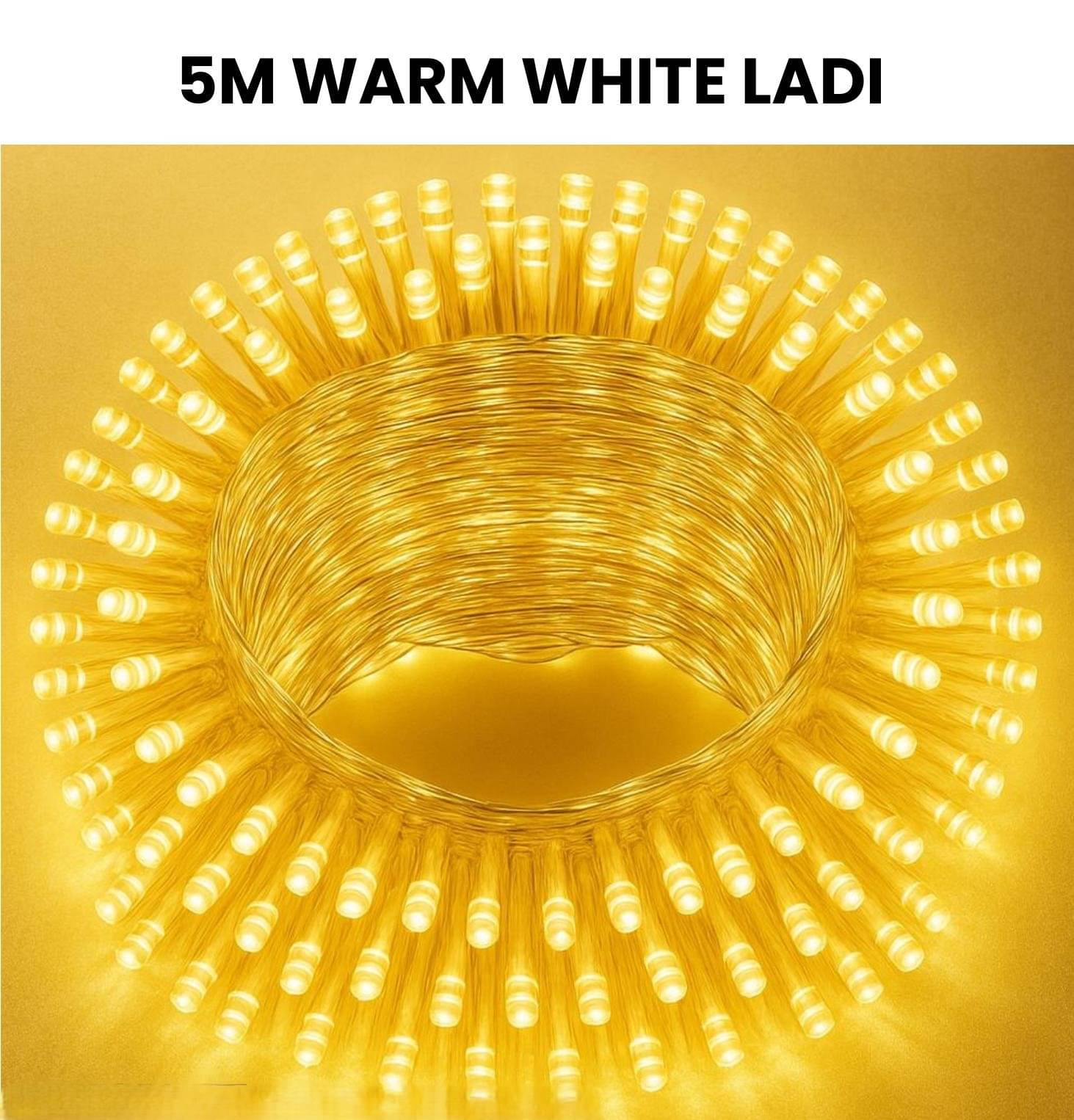     			SPARKWORLD Yellow 5M String Light ( Pack of 1 )