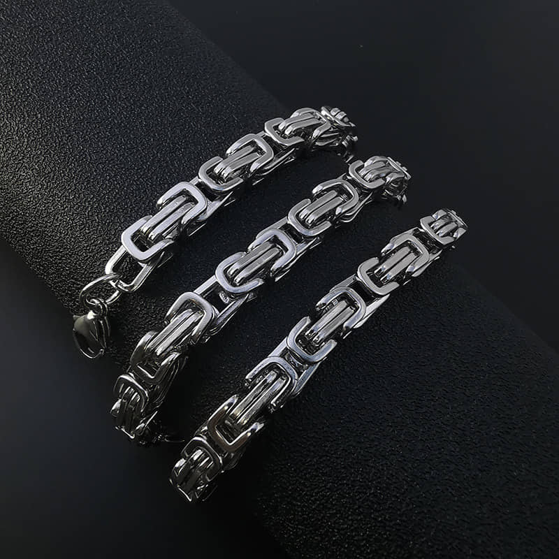 Thrillz Silver Plated Stainless Steel Chain ( Pack of 1 )