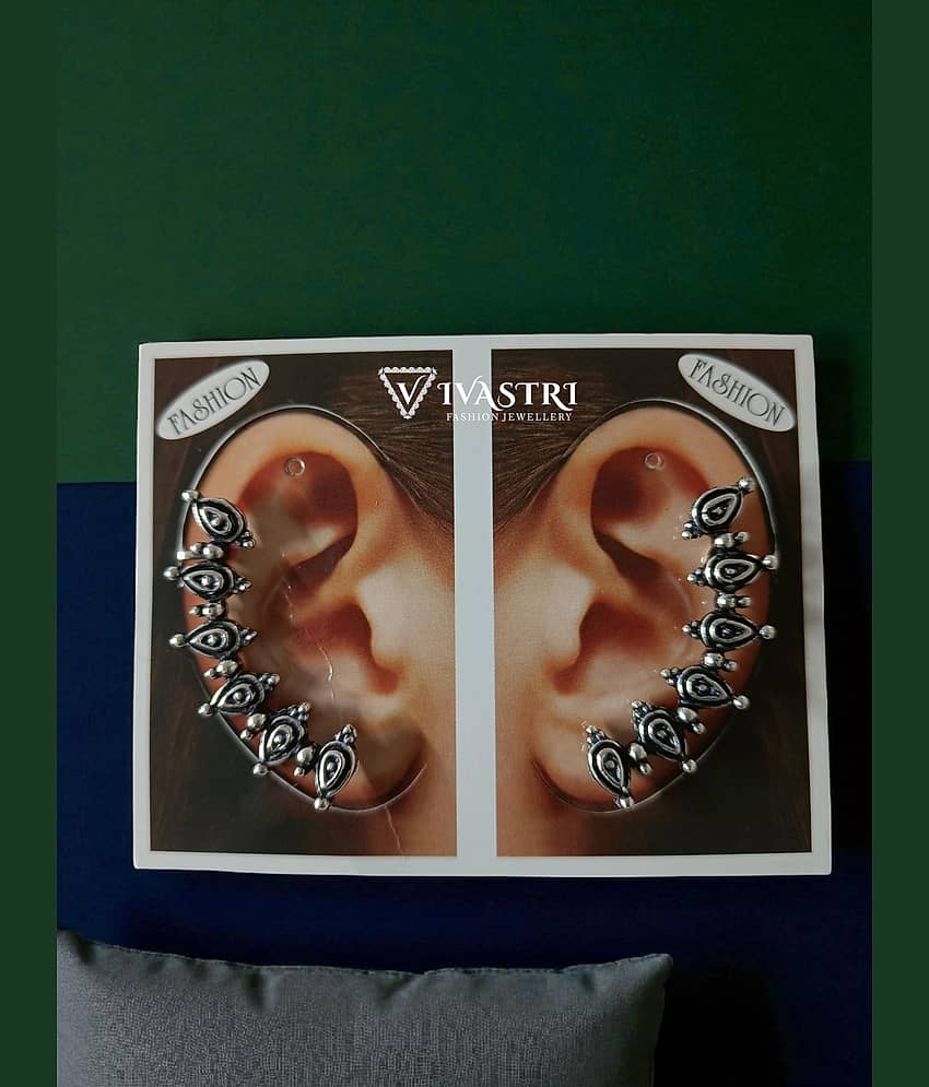VIVASTRI Silver EarCuff Earrings ( Pack of 1 ) - Earrings | Buy online on ZillyBuy