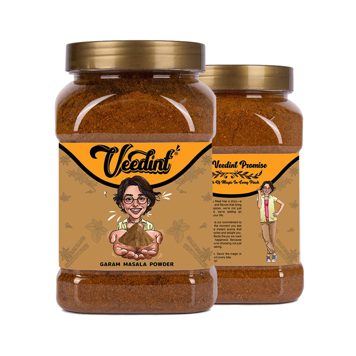 VeeDInt Garam Masala, 400g ,Spice Blend, Natural, No Added Colour Masala 400 gm VeeDInt Garam Masala, 400g ,Spice Blend, Natural, No Added Colour Masala 400 gm