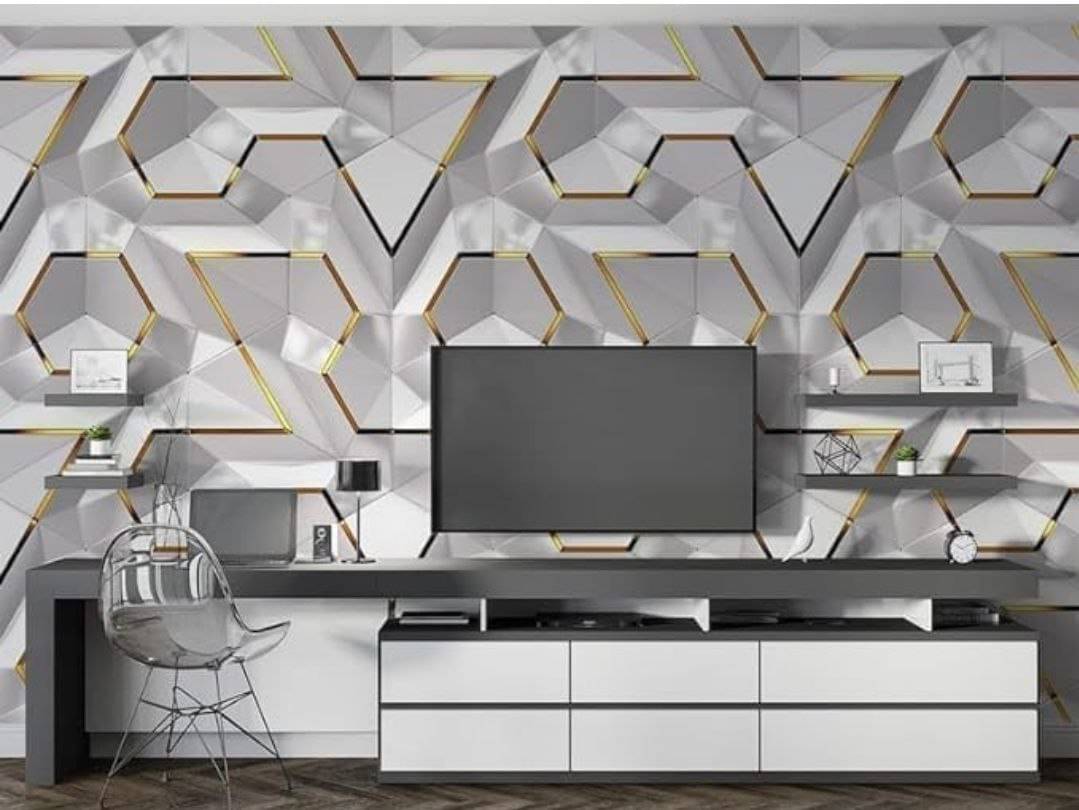 WRUNJI ,WHITE GEOMETRIC Floral Self-Adhesive Wallpaper PVC Peel & Kitchen & Furniture Makeover(45x500 cm) WRUNJI ,WHITE GEOMETRIC Floral Self-Adhesive Wallpaper PVC Peel & Kitchen & Furniture Makeover(45x500 cm)