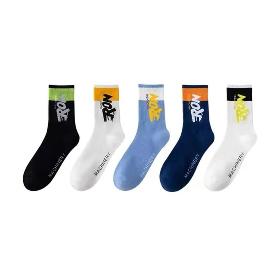     			finzer Pack of 5 Men's Cotton Ankle Length Socks ( Multicolor )