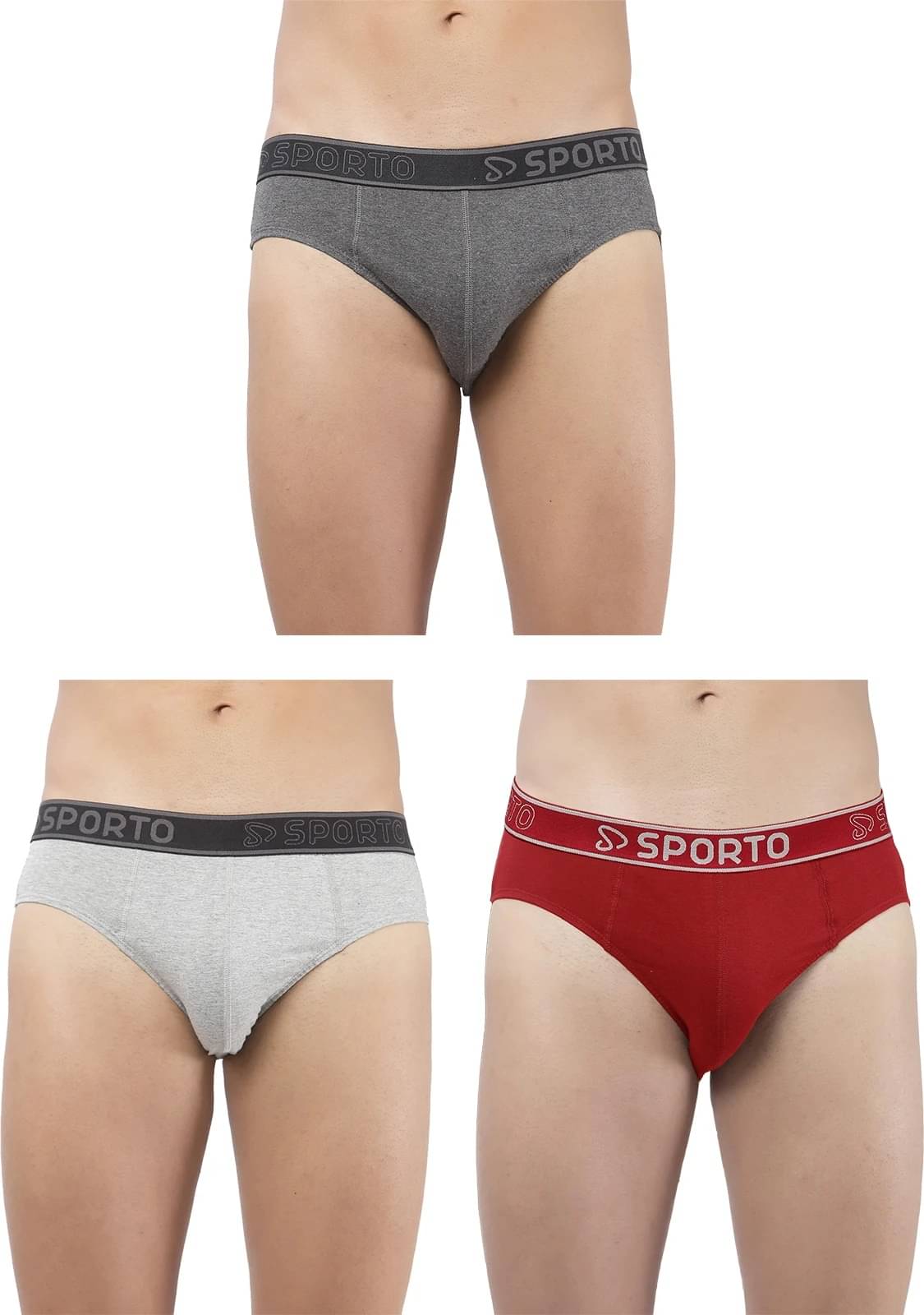 Amul comfy Pack of 3 Cotton Briefs For Men's ( Multicolor ) Amul comfy Pack of 3 Cotton Briefs For Men's ( Multicolor )