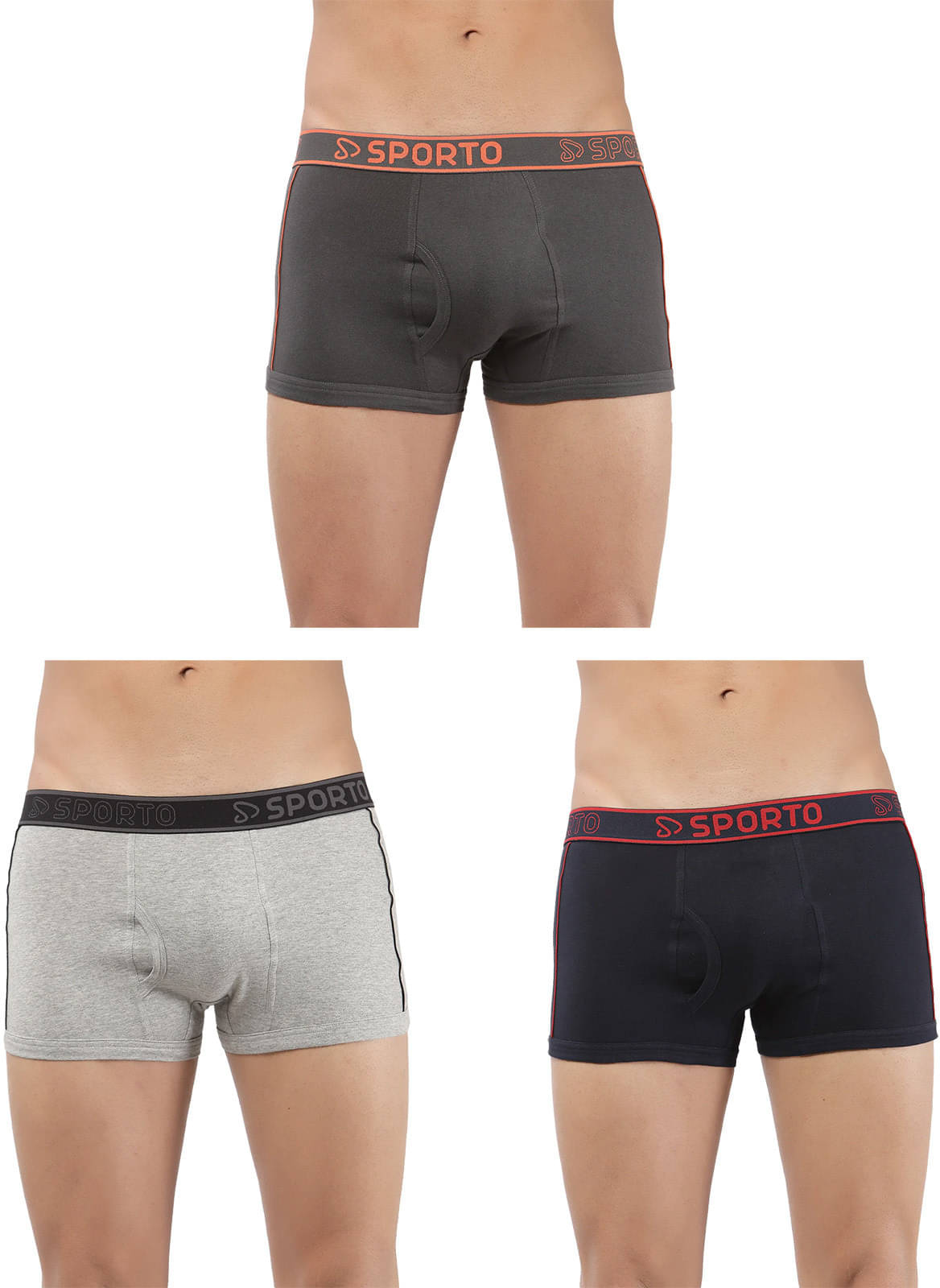 Amul comfy Pack of 3 Cotton Trunks For Men's ( Multicolor ) Amul comfy Pack of 3 Cotton Trunks For Men's ( Multicolor )