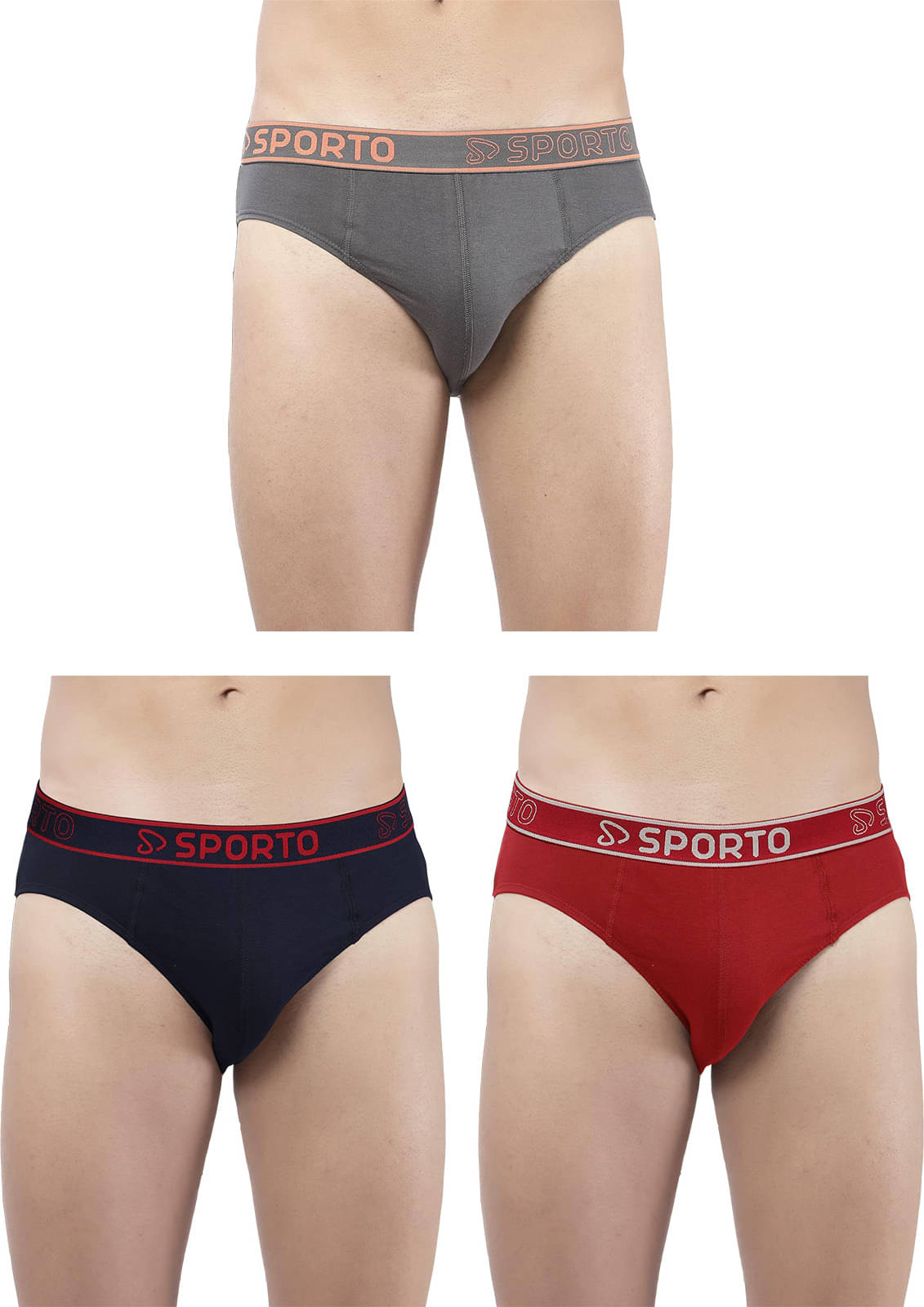 Amul comfy Pack of 3 Cotton Briefs For Men's ( Multicolor )     			Amul comfy Pack of 3 Cotton Briefs For Men's ( Multicolor )