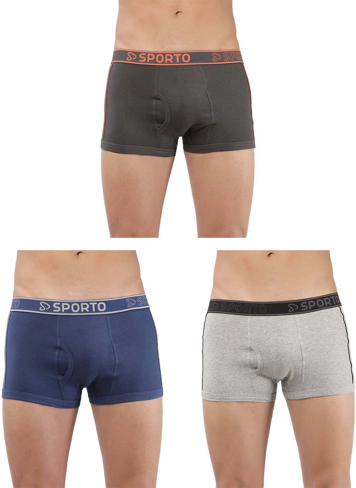 Amul comfy Pack of 3 Cotton Trunks For Men's ( Multicolor ) Amul comfy Pack of 3 Cotton Trunks For Men's ( Multicolor )
