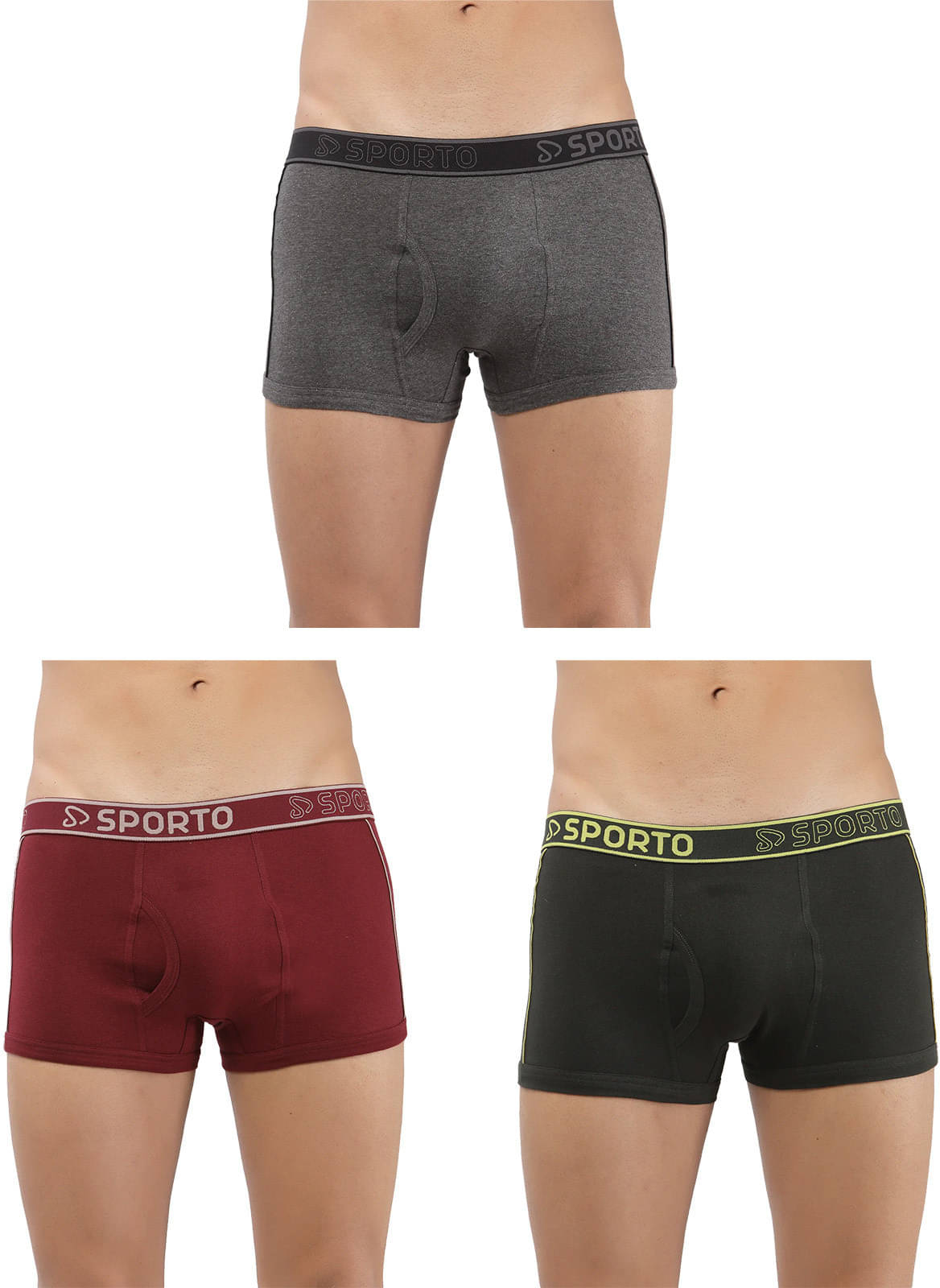 Amul comfy Pack of 3 Cotton Trunks For Men's ( Multicolor ) Amul comfy Pack of 3 Cotton Trunks For Men's ( Multicolor )