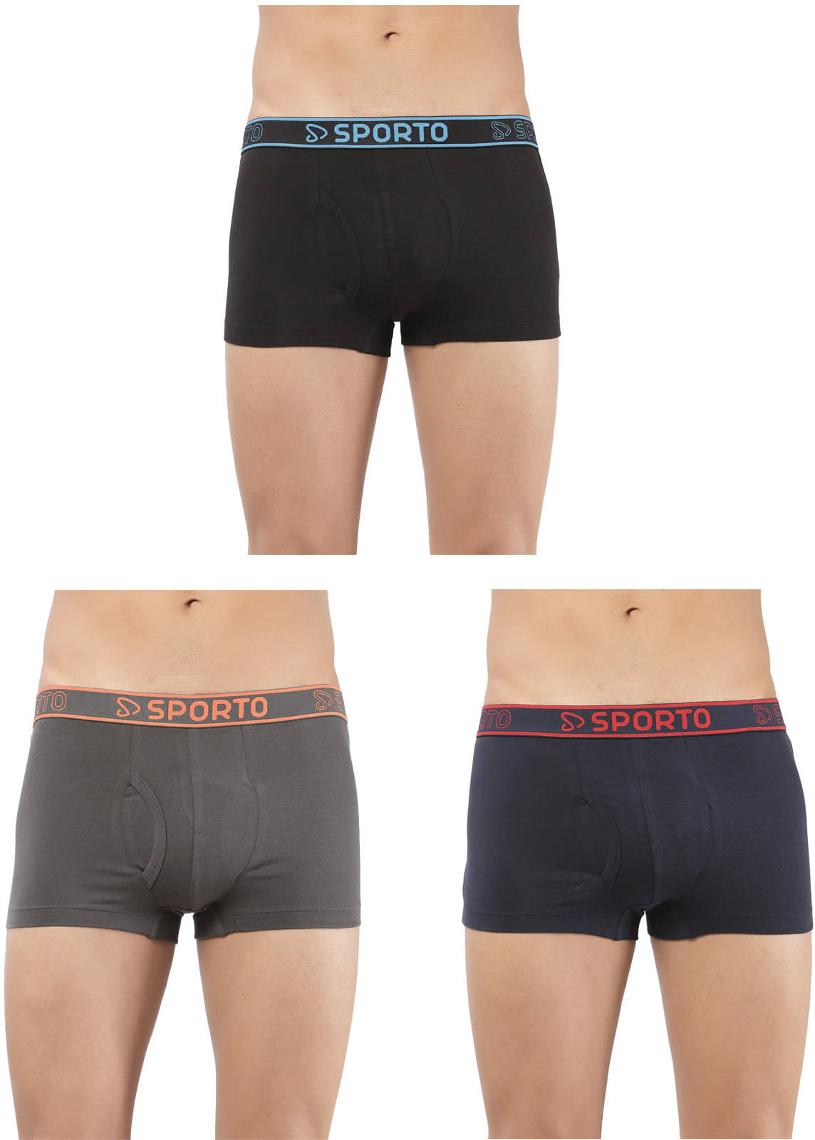 Amul comfy Pack of 3 Cotton Trunks For Men's ( Multicolor ) Amul comfy Pack of 3 Cotton Trunks For Men's ( Multicolor )