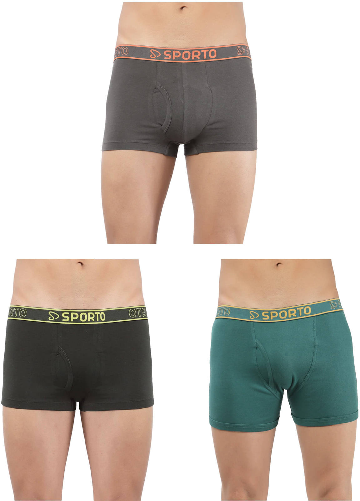 Amul comfy Pack of 3 Cotton Trunks For Men's ( Multicolor ) Amul comfy Pack of 3 Cotton Trunks For Men's ( Multicolor )