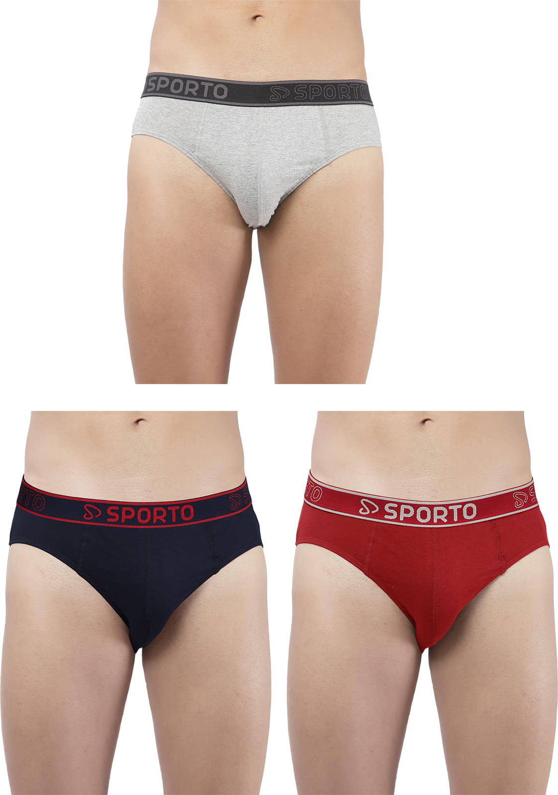 Amul comfy Pack of 3 Cotton Briefs For Men's ( Multicolor ) Amul comfy Pack of 3 Cotton Briefs For Men's ( Multicolor )