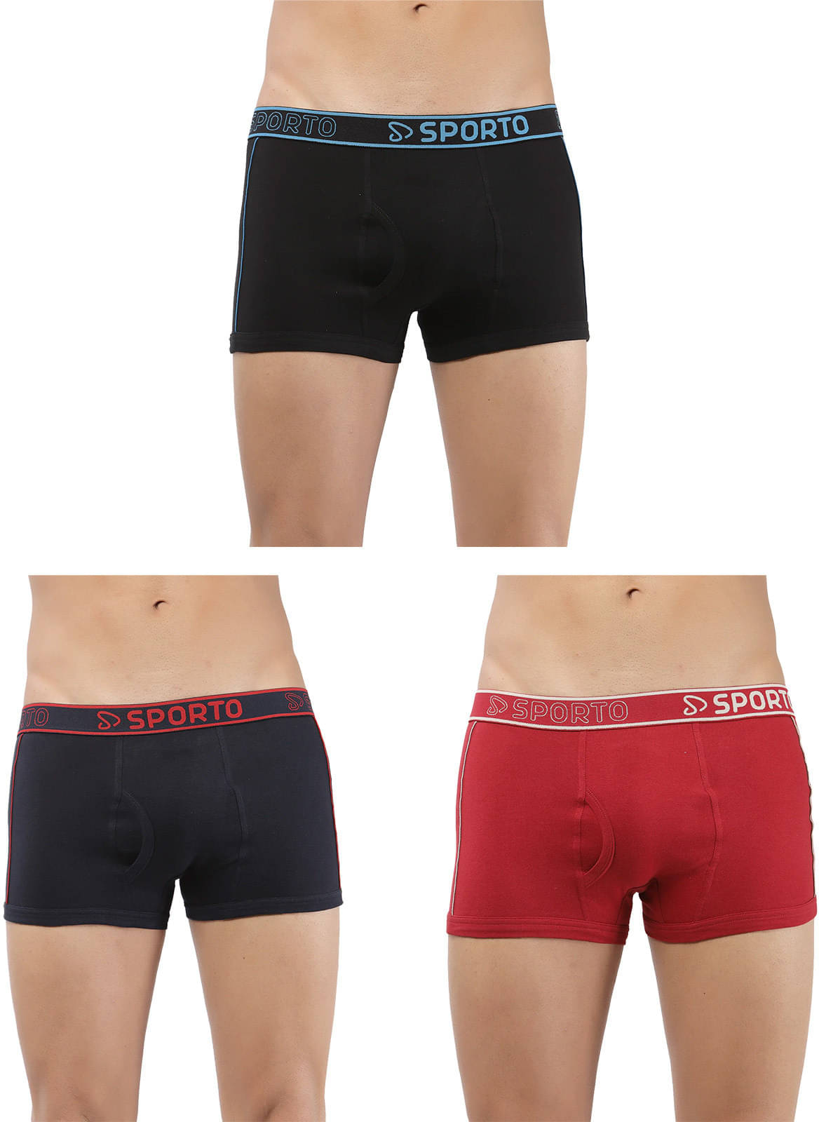 Amul comfy Pack of 3 Cotton Trunks For Men's ( Multicolor ) Amul comfy Pack of 3 Cotton Trunks For Men's ( Multicolor )