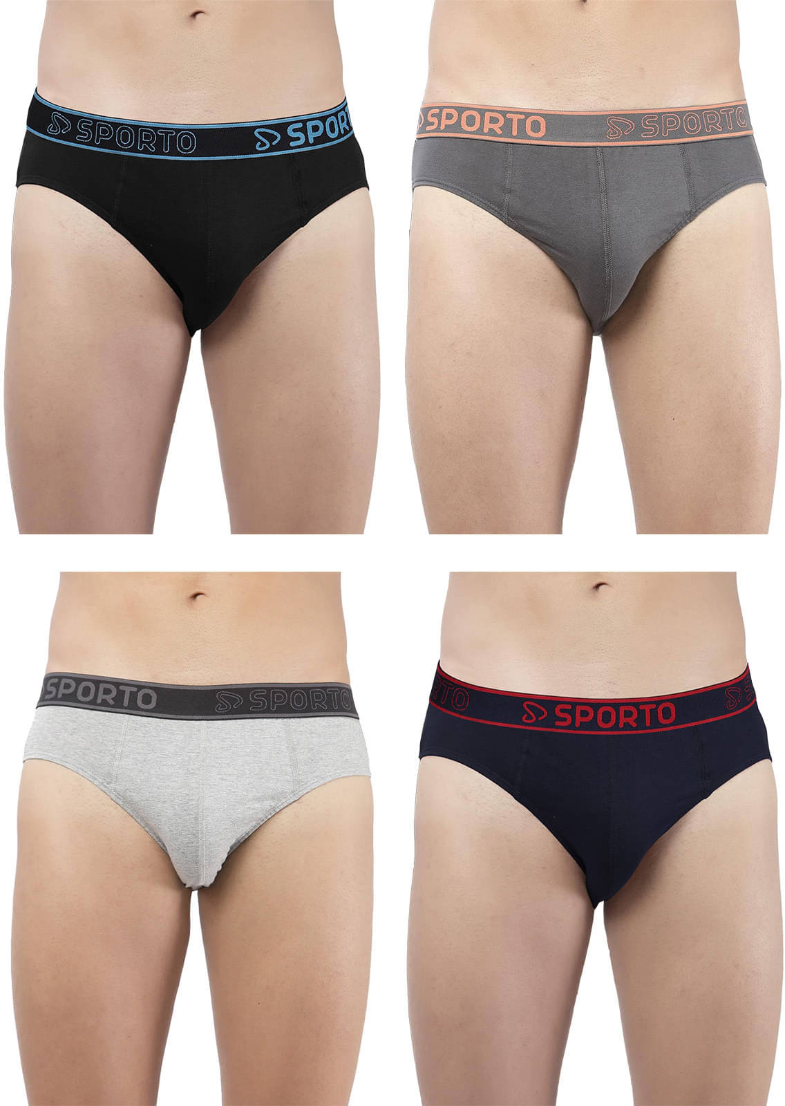 Amul comfy Pack of 4 Cotton Briefs For Men's ( Multicolor )     			Amul comfy Pack of 4 Cotton Briefs For Men's ( Multicolor )