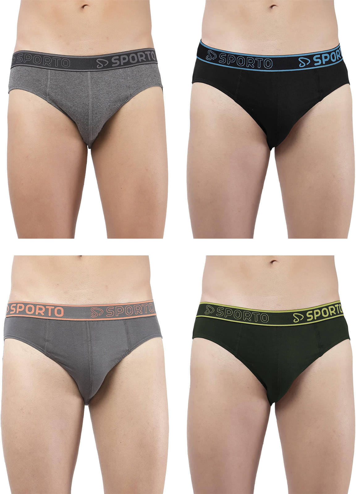 Amul comfy Pack of 4 Cotton Briefs For Men's ( Multicolor ) Amul comfy Pack of 4 Cotton Briefs For Men's ( Multicolor )