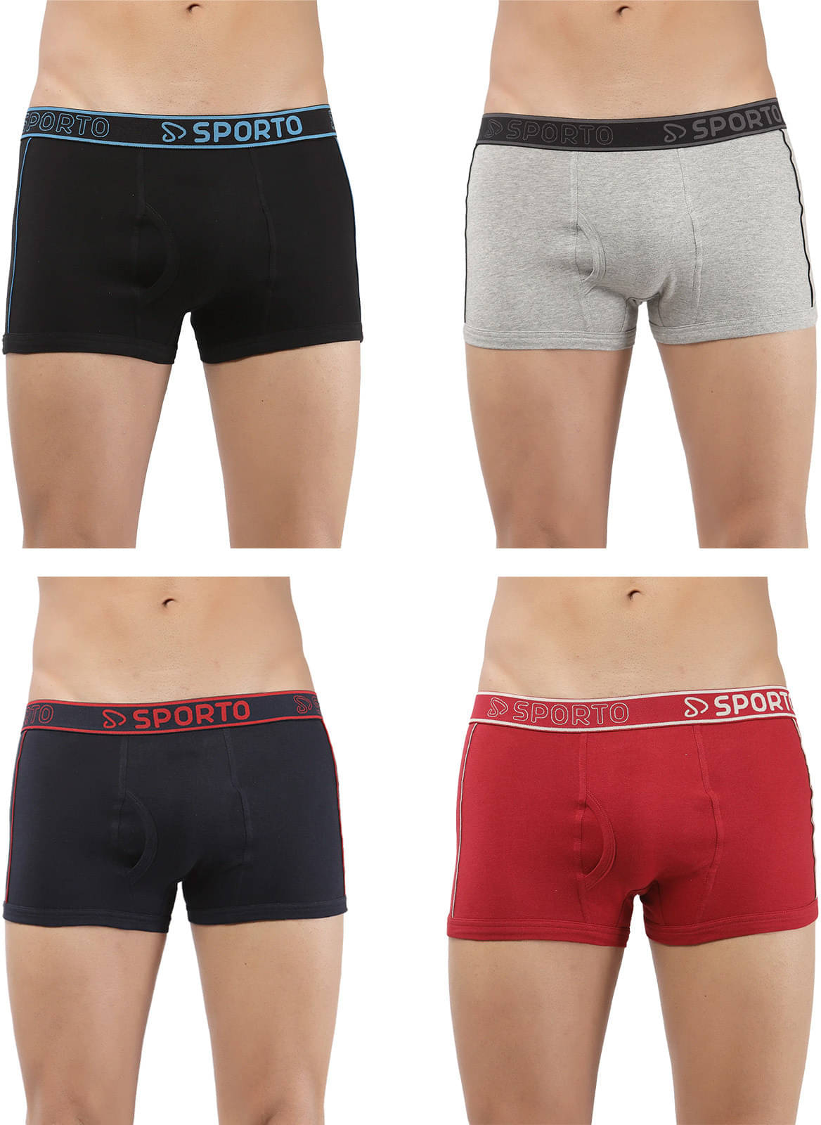 Amul comfy Pack of 4 Cotton Trunks For Men's ( Multicolor ) Amul comfy Pack of 4 Cotton Trunks For Men's ( Multicolor )