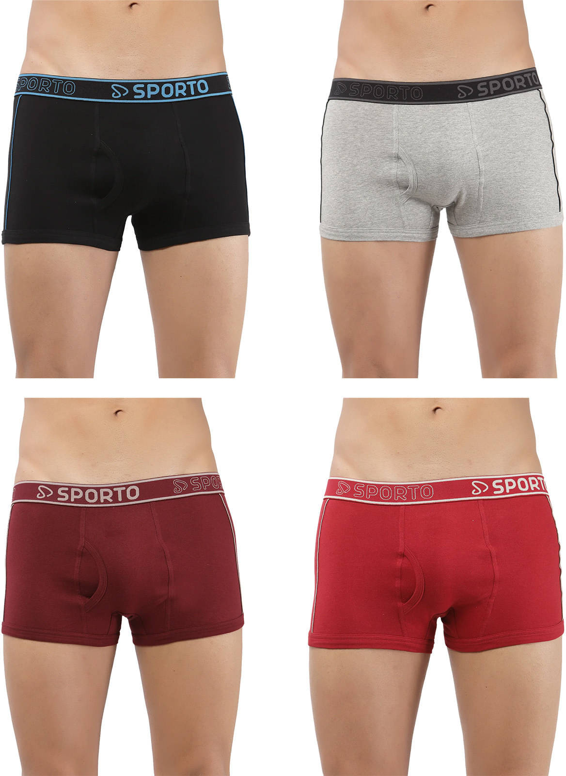 Amul comfy Pack of 4 Cotton Trunks For Men's ( Multicolor ) Amul comfy Pack of 4 Cotton Trunks For Men's ( Multicolor )