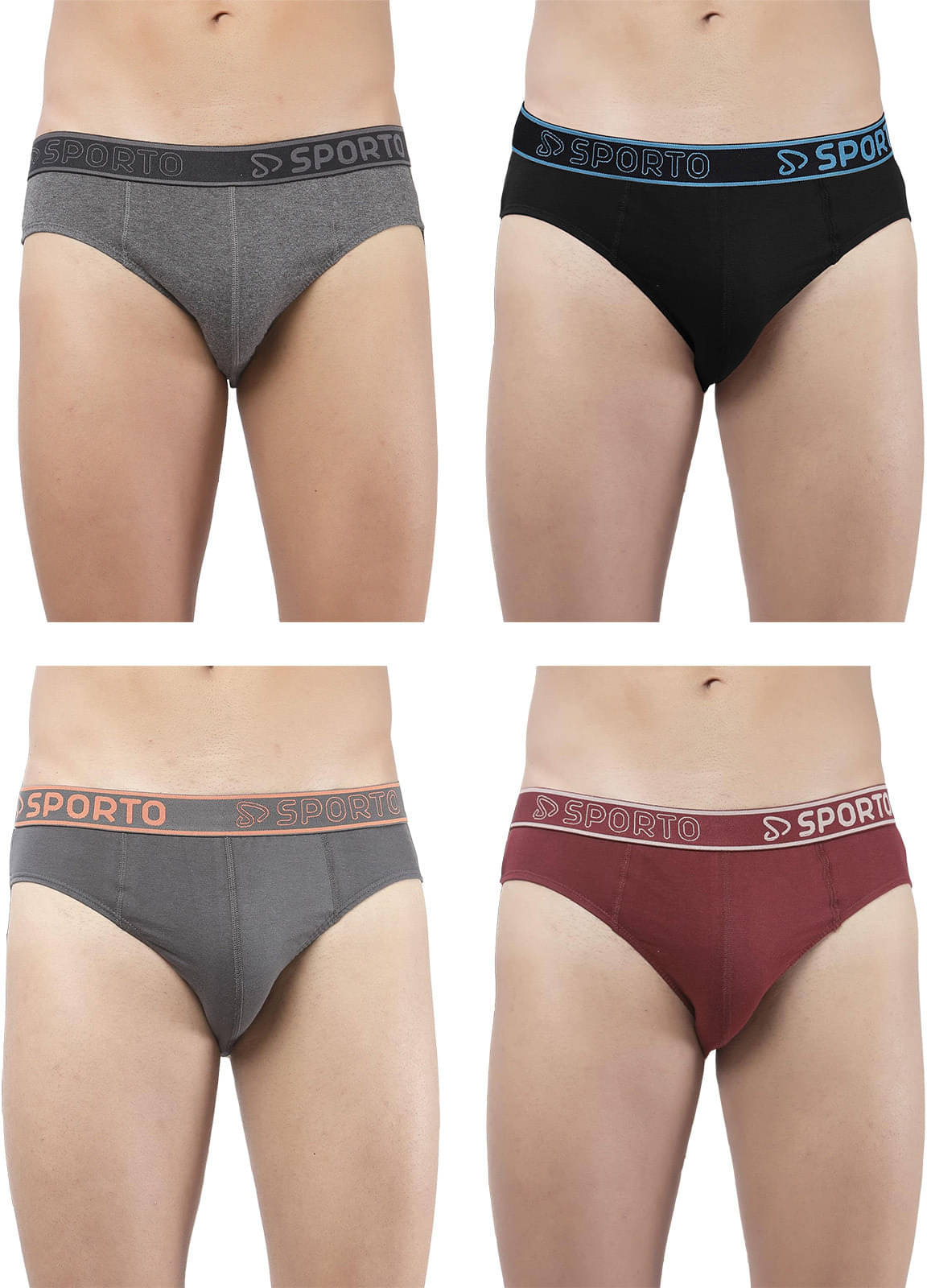 Amul comfy Pack of 4 Cotton Briefs For Men's ( Multicolor )     			Amul comfy Pack of 4 Cotton Briefs For Men's ( Multicolor )