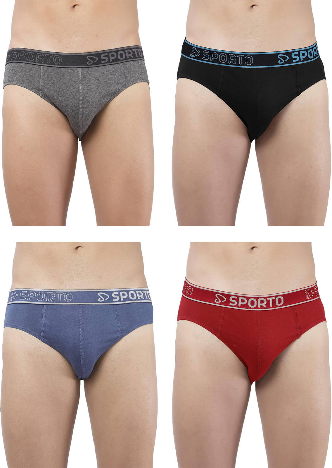 Amul comfy Pack of 4 Cotton Briefs For Men's ( Multicolor ) Amul comfy Pack of 4 Cotton Briefs For Men's ( Multicolor )