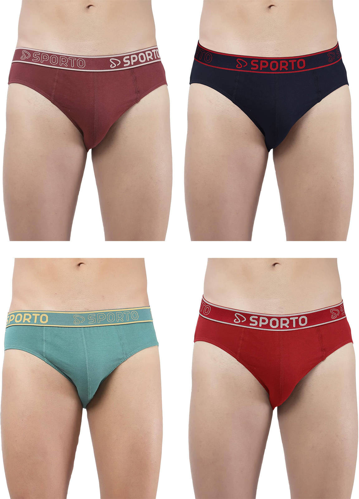 Amul comfy Pack of 4 Cotton Briefs For Men's ( Multicolor ) Amul comfy Pack of 4 Cotton Briefs For Men's ( Multicolor )