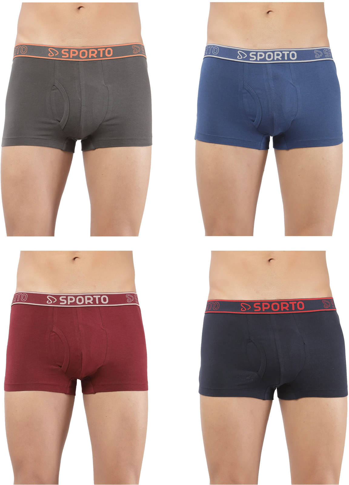 Amul comfy Pack of 4 Cotton Trunks For Men's ( Multicolor ) Amul comfy Pack of 4 Cotton Trunks For Men's ( Multicolor )