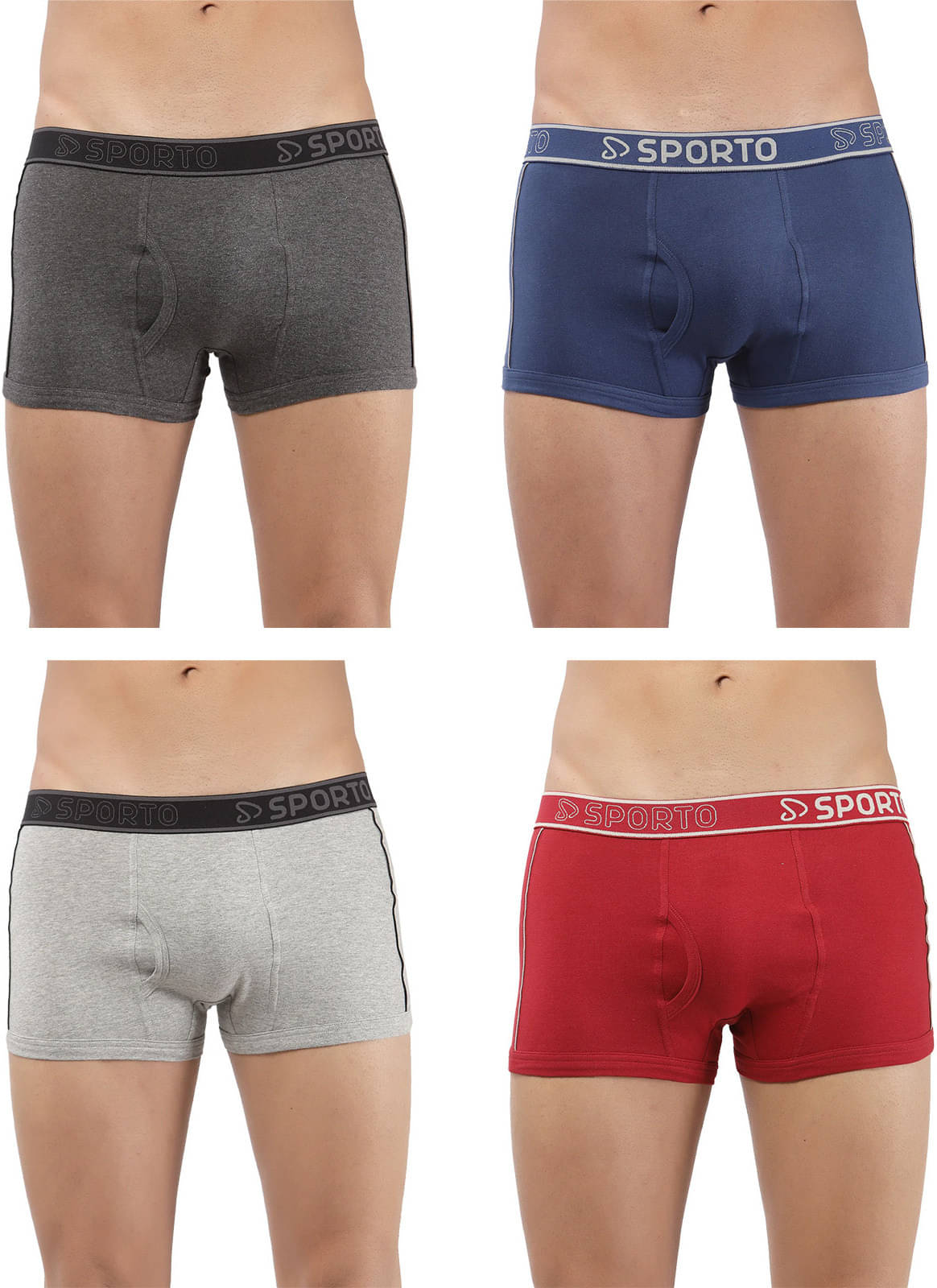Amul comfy Pack of 4 Cotton Trunks For Men's ( Multicolor ) Amul comfy Pack of 4 Cotton Trunks For Men's ( Multicolor )