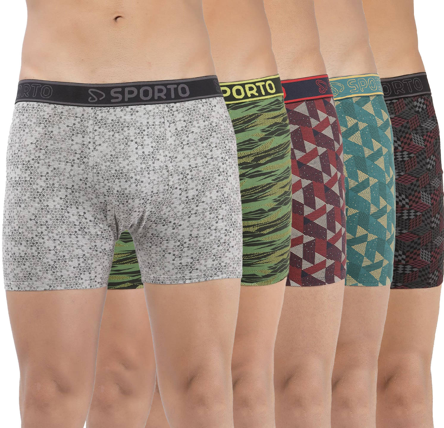 Amul comfy Pack of 5 Cotton Trunks For Men's ( Multicolor ) Amul comfy Pack of 5 Cotton Trunks For Men's ( Multicolor )