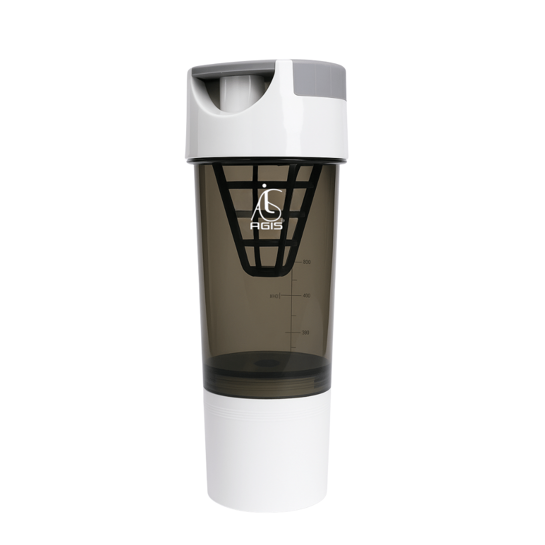     			AGIS Plastic White 700 mL Shaker ( Pack of 1 )