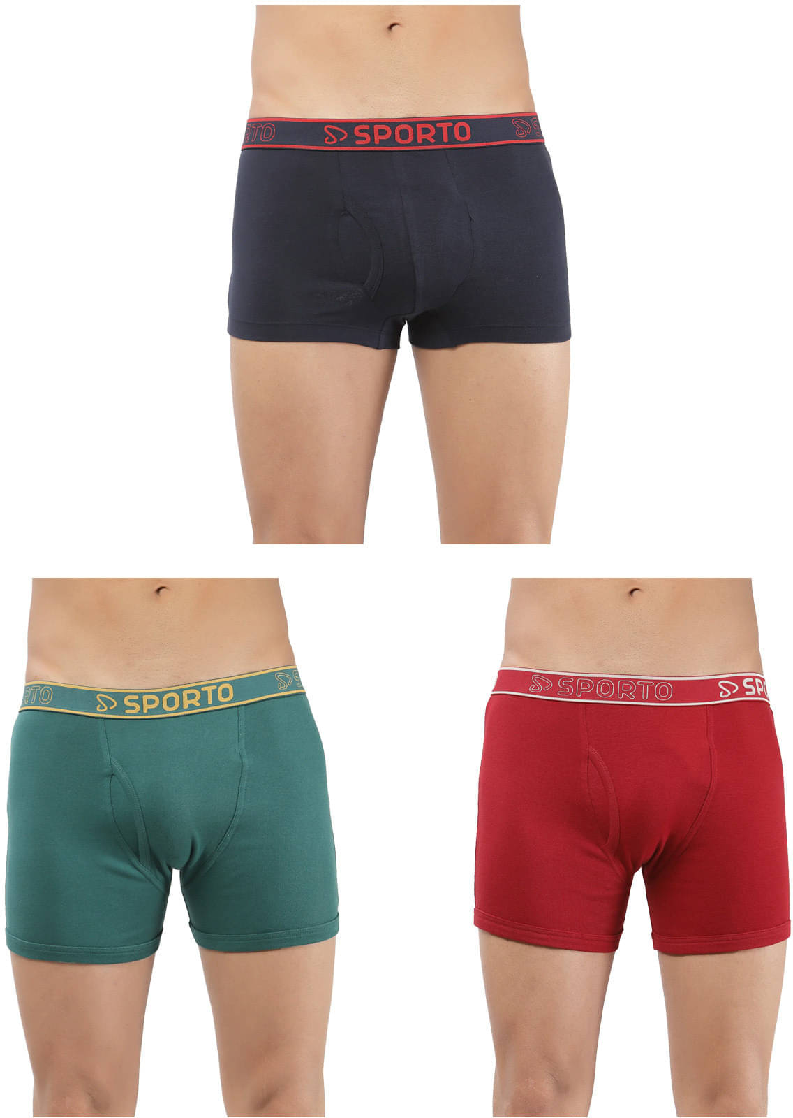 Amul comfy Pack of 3 Cotton Trunks For Men's ( Multicolor ) Amul comfy Pack of 3 Cotton Trunks For Men's ( Multicolor )