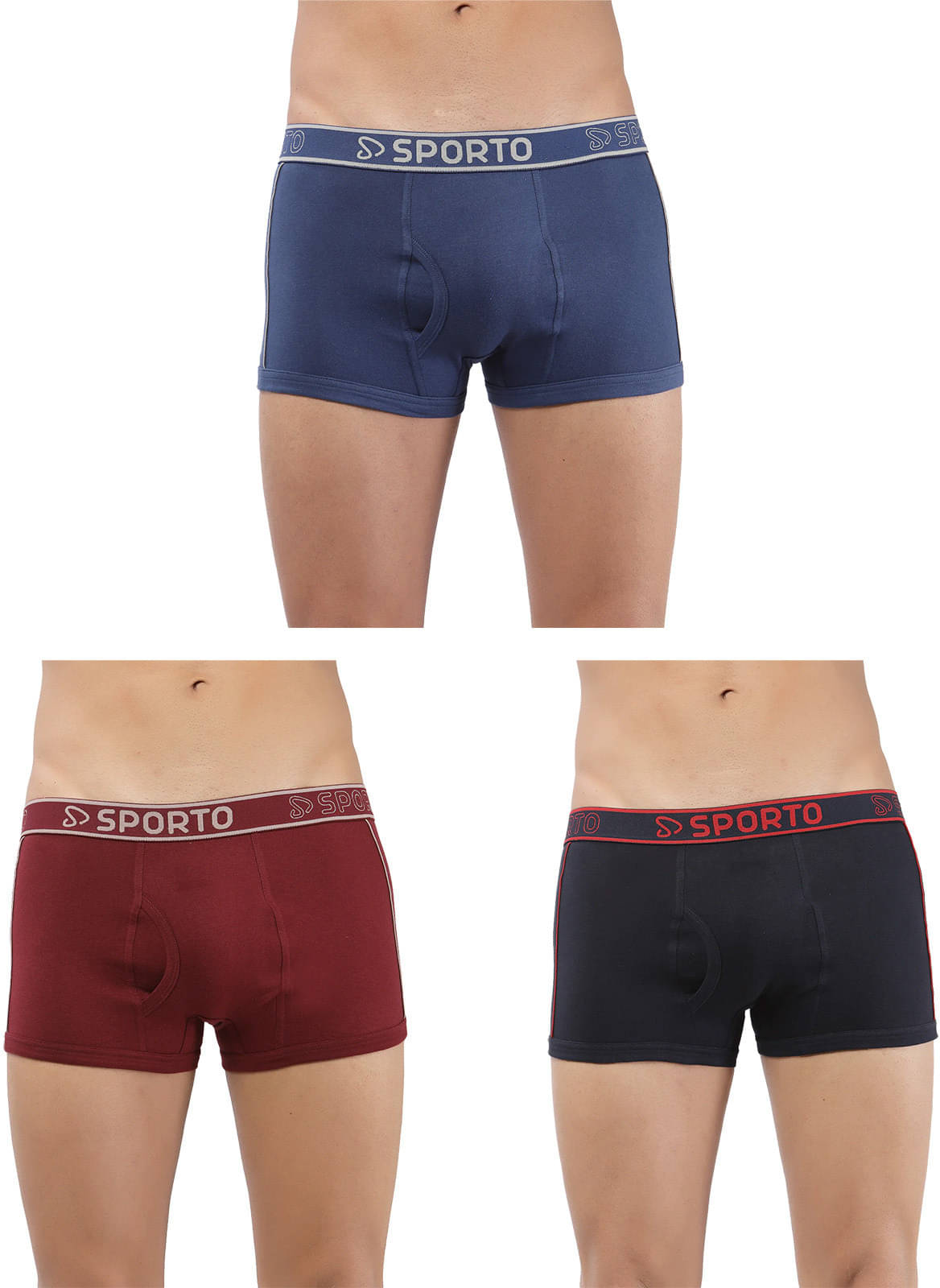 Amul comfy Pack of 3 Cotton Trunks For Men's ( Multicolor ) Amul comfy Pack of 3 Cotton Trunks For Men's ( Multicolor )