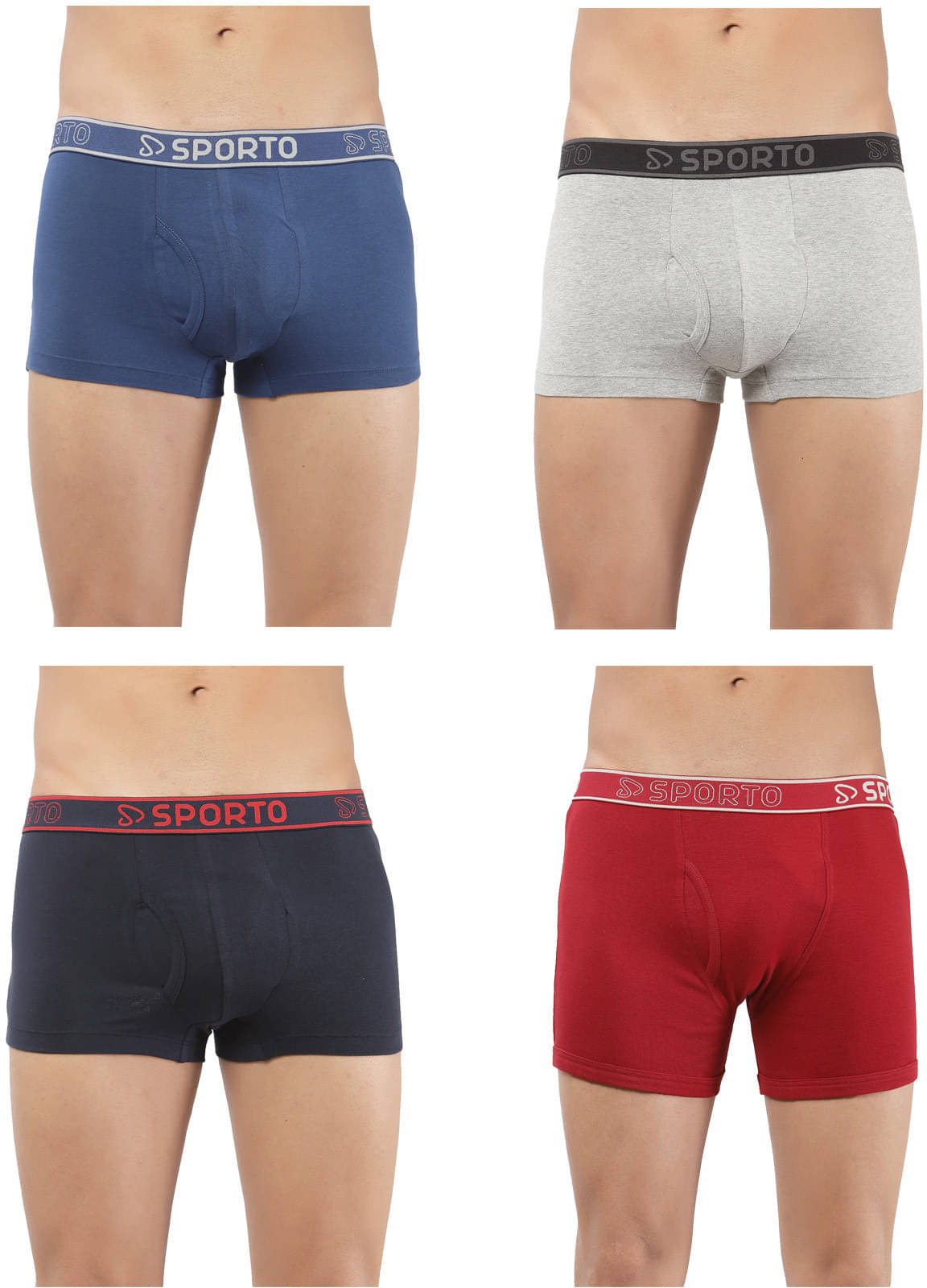 Amul comfy Pack of 4 Cotton Trunks For Men's ( Multicolor ) Amul comfy Pack of 4 Cotton Trunks For Men's ( Multicolor )