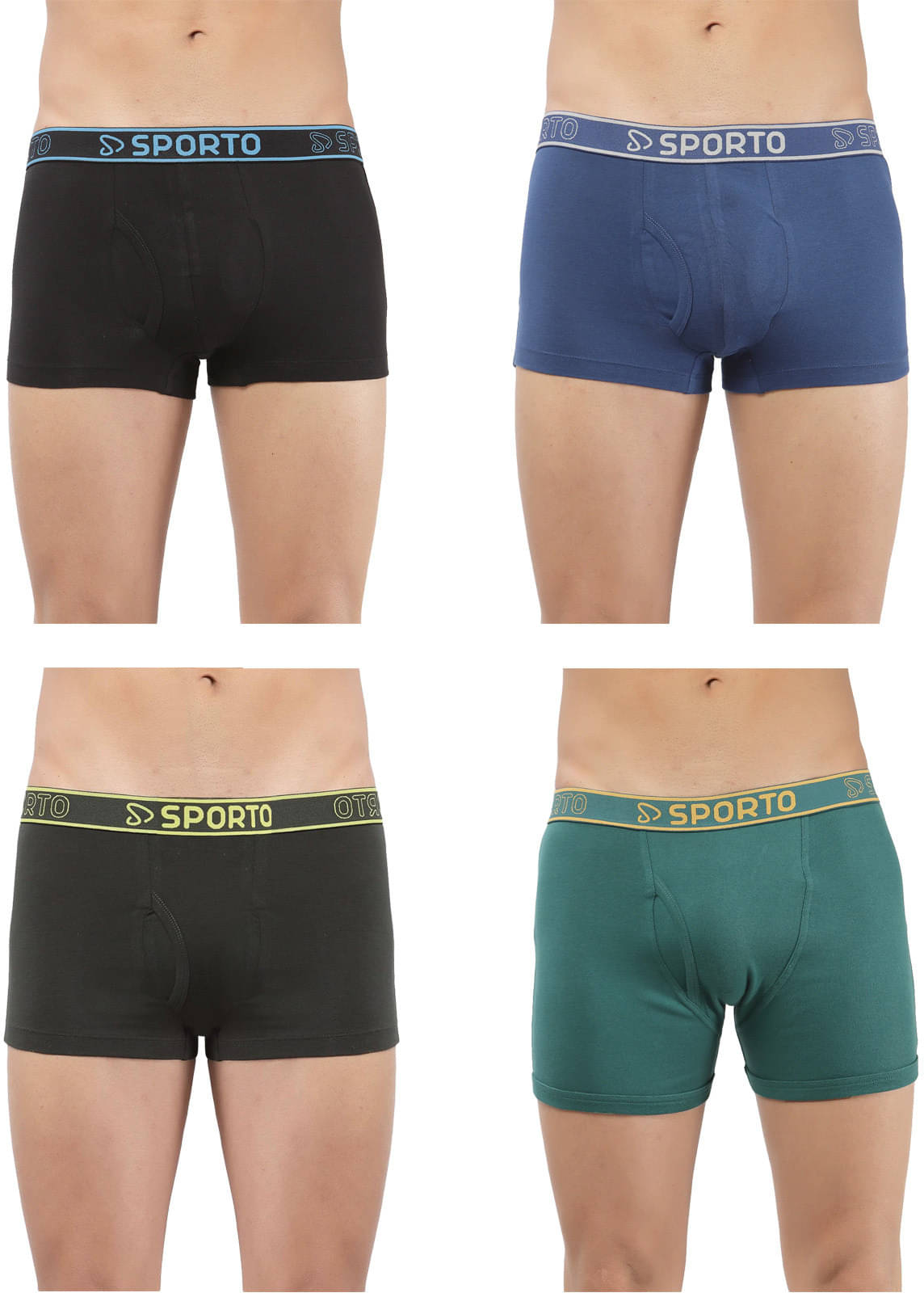 Amul comfy Pack of 4 Cotton Trunks For Men's ( Multicolor ) Amul comfy Pack of 4 Cotton Trunks For Men's ( Multicolor )