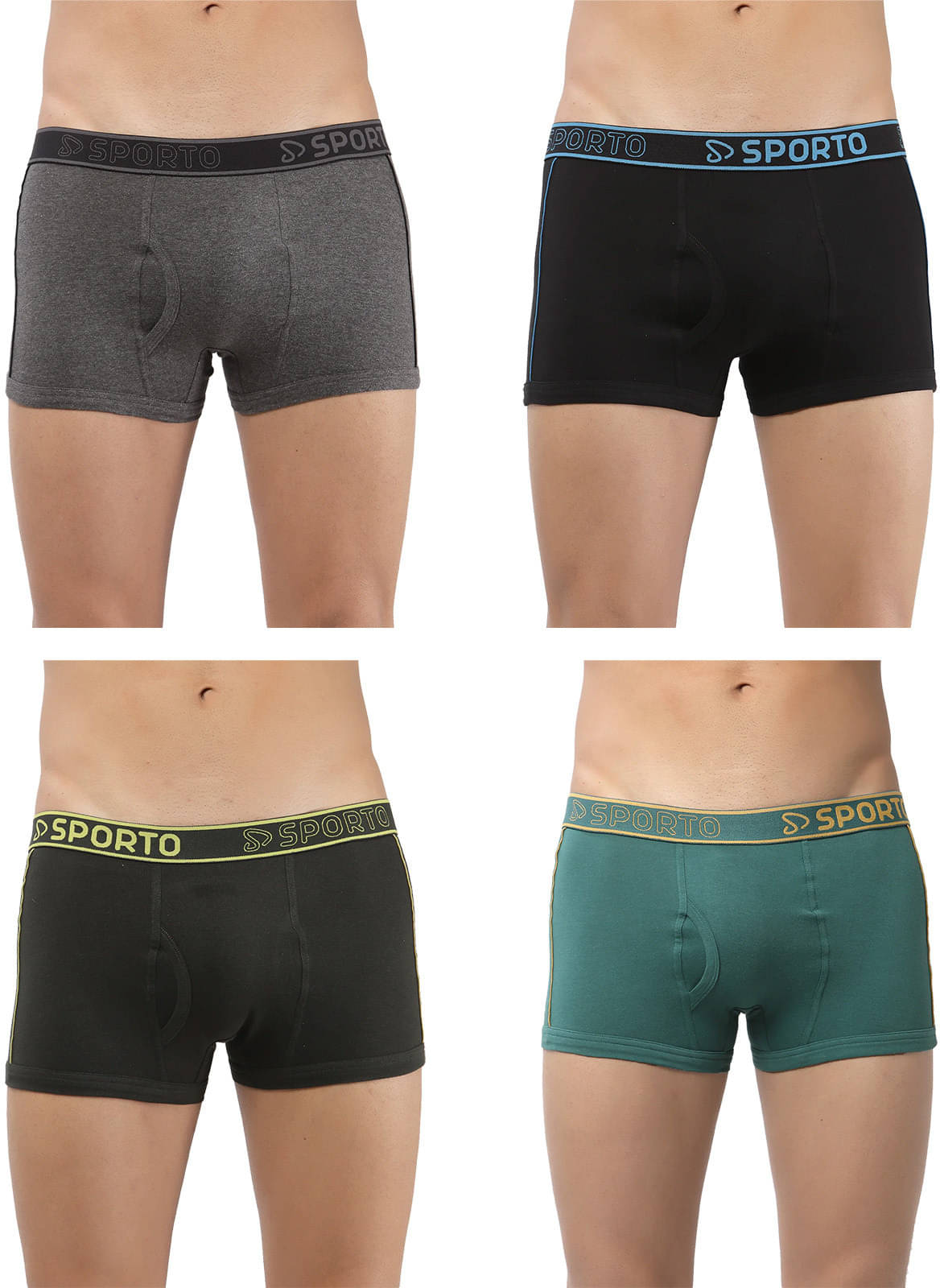 Amul comfy Pack of 4 Cotton Trunks For Men's ( Multicolor ) Amul comfy Pack of 4 Cotton Trunks For Men's ( Multicolor )