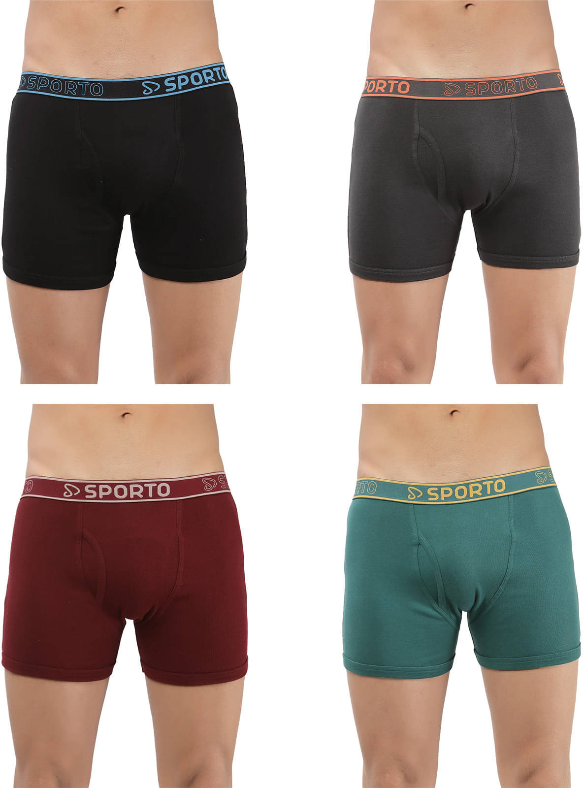 Amul comfy Pack of 4 Cotton Trunks For Men's ( Multicolor ) Amul comfy Pack of 4 Cotton Trunks For Men's ( Multicolor )