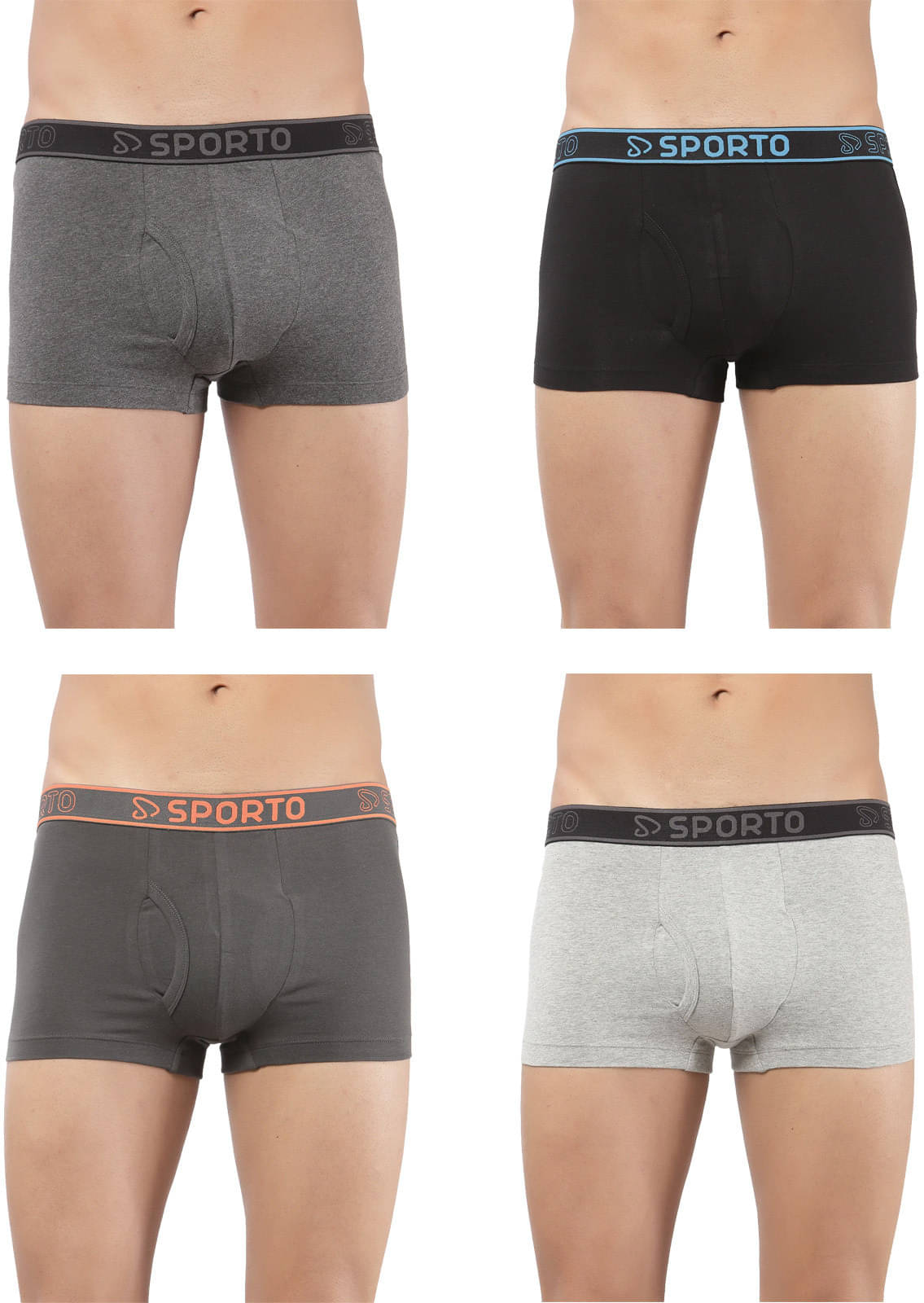 Amul comfy Pack of 4 Cotton Trunks For Men's ( Multicolor ) Amul comfy Pack of 4 Cotton Trunks For Men's ( Multicolor )