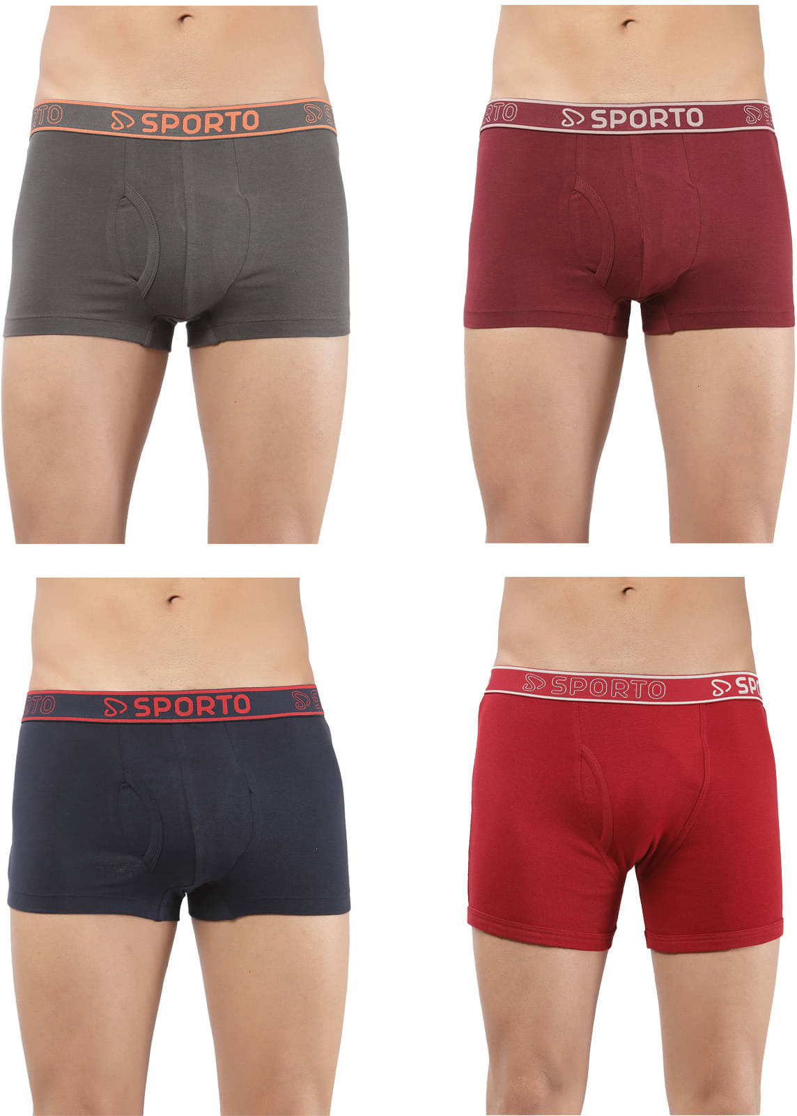 Amul comfy Pack of 4 Cotton Trunks For Men's ( Multicolor ) Amul comfy Pack of 4 Cotton Trunks For Men's ( Multicolor )
