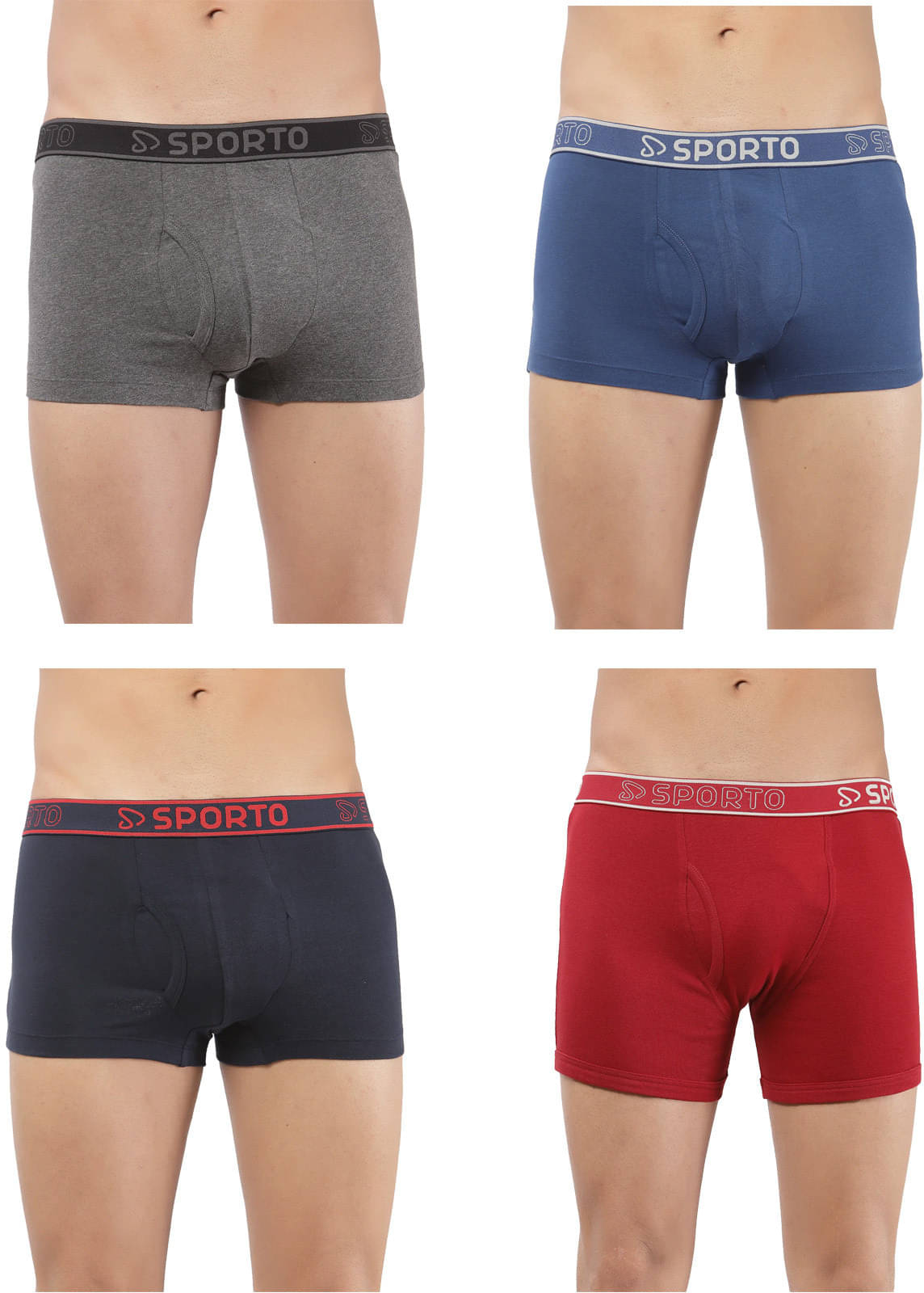 Amul comfy Pack of 4 Cotton Trunks For Men's ( Multicolor ) Amul comfy Pack of 4 Cotton Trunks For Men's ( Multicolor )