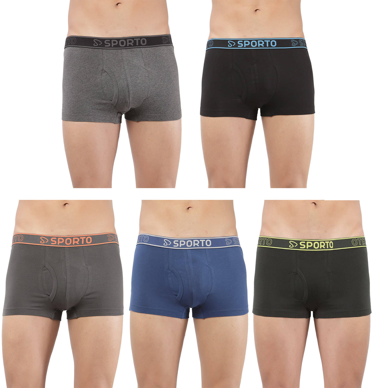 Amul comfy Pack of 5 Cotton Trunks For Men's ( Multicolor ) Amul comfy Pack of 5 Cotton Trunks For Men's ( Multicolor )