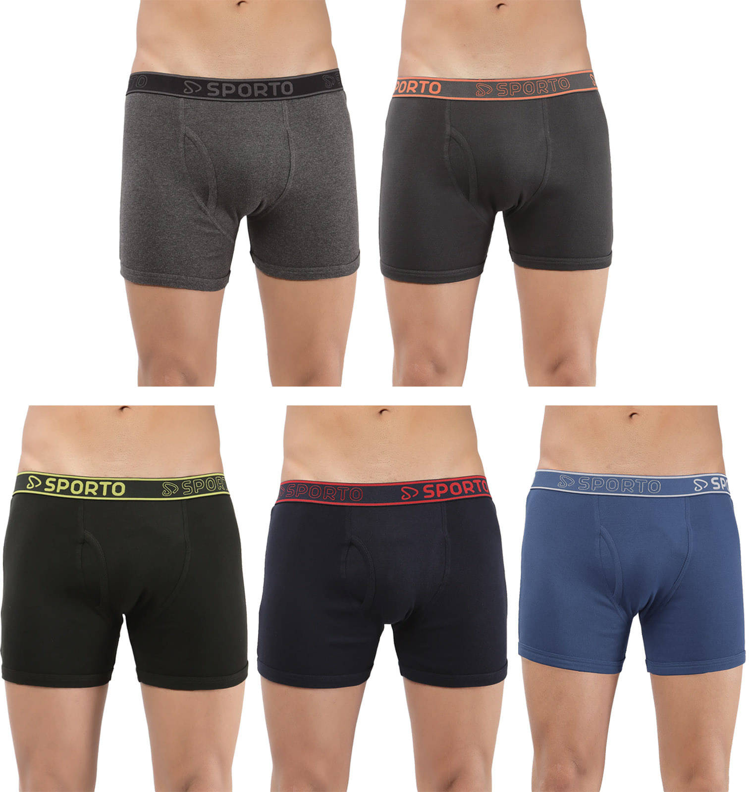 Amul comfy Pack of 5 Cotton Trunks For Men's ( Multicolor ) Amul comfy Pack of 5 Cotton Trunks For Men's ( Multicolor )