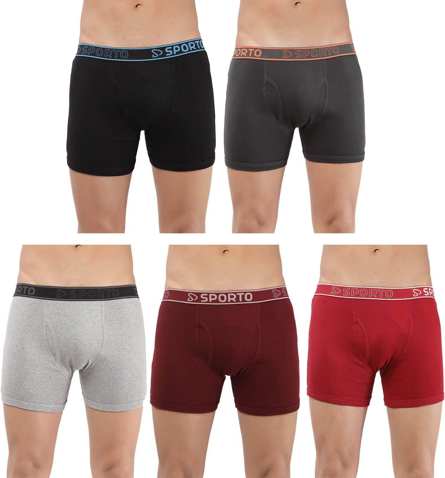 Amul comfy Pack of 5 Cotton Trunks For Men's ( Multicolor ) Amul comfy Pack of 5 Cotton Trunks For Men's ( Multicolor )
