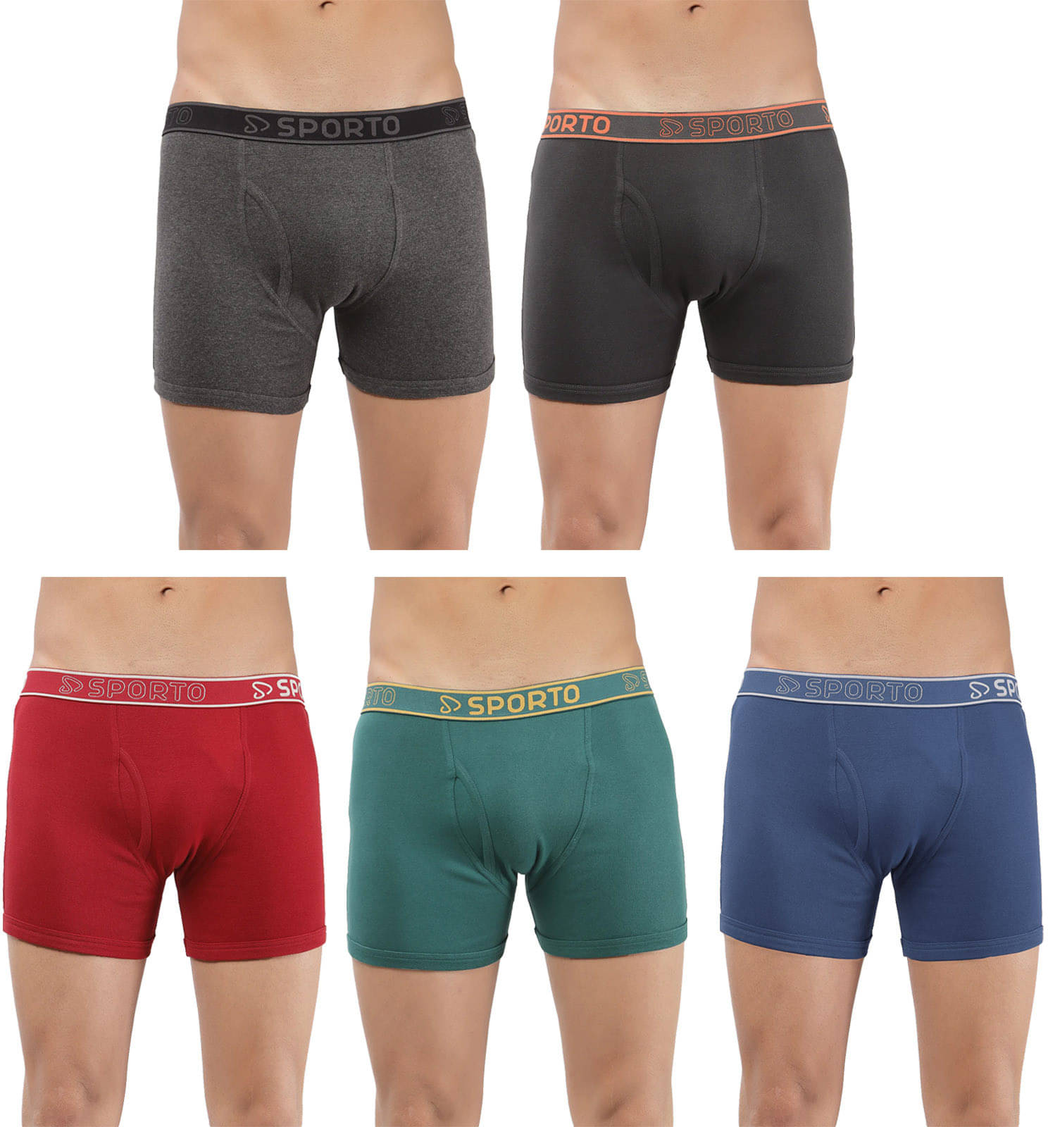 Amul comfy Pack of 5 Cotton Trunks For Men's ( Multicolor ) Amul comfy Pack of 5 Cotton Trunks For Men's ( Multicolor )