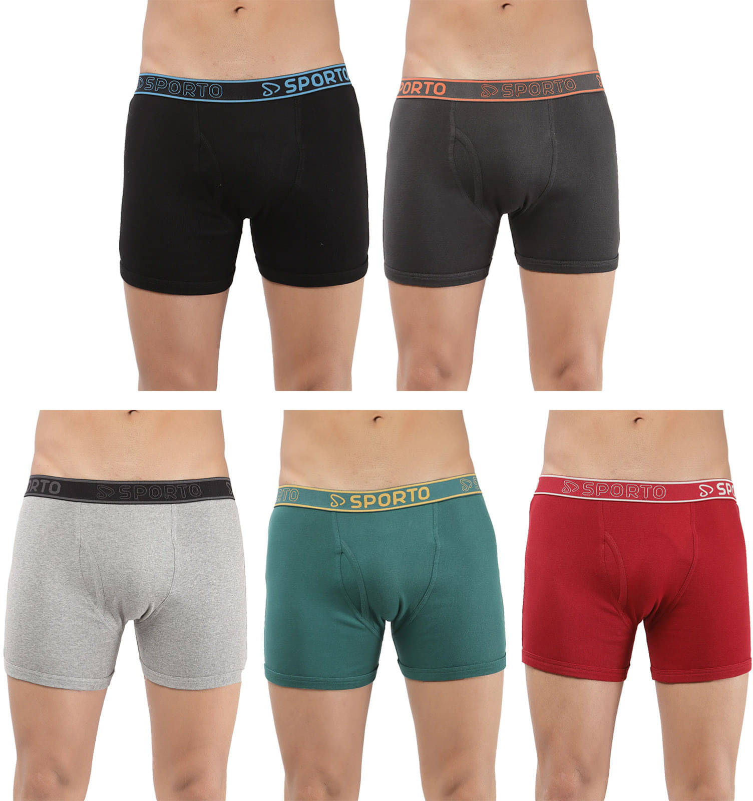Amul comfy Pack of 5 Cotton Trunks For Men's ( Multicolor ) Amul comfy Pack of 5 Cotton Trunks For Men's ( Multicolor )