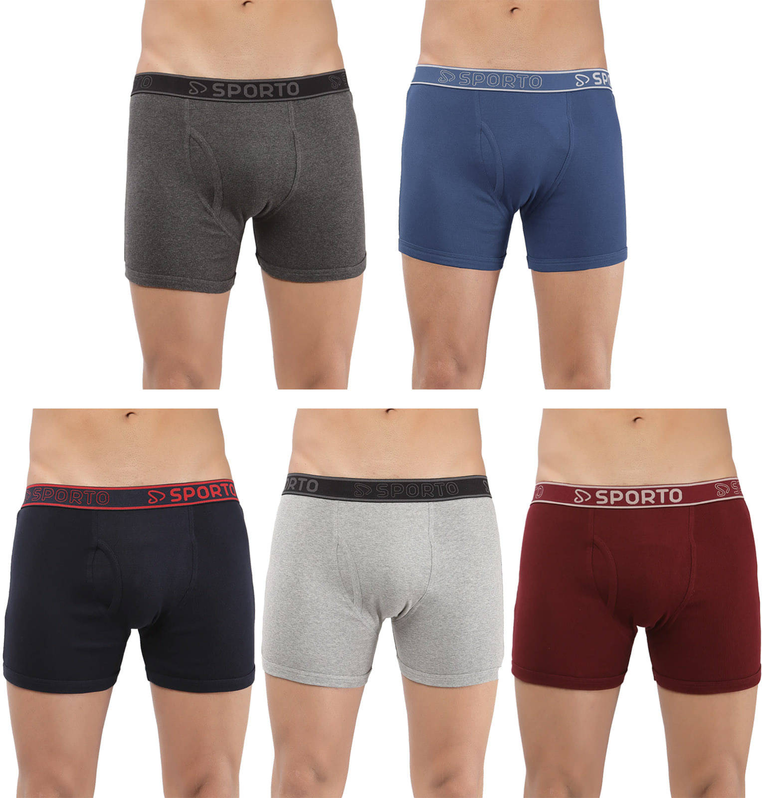 Amul comfy Pack of 5 Cotton Trunks For Men's ( Multicolor ) Amul comfy Pack of 5 Cotton Trunks For Men's ( Multicolor )