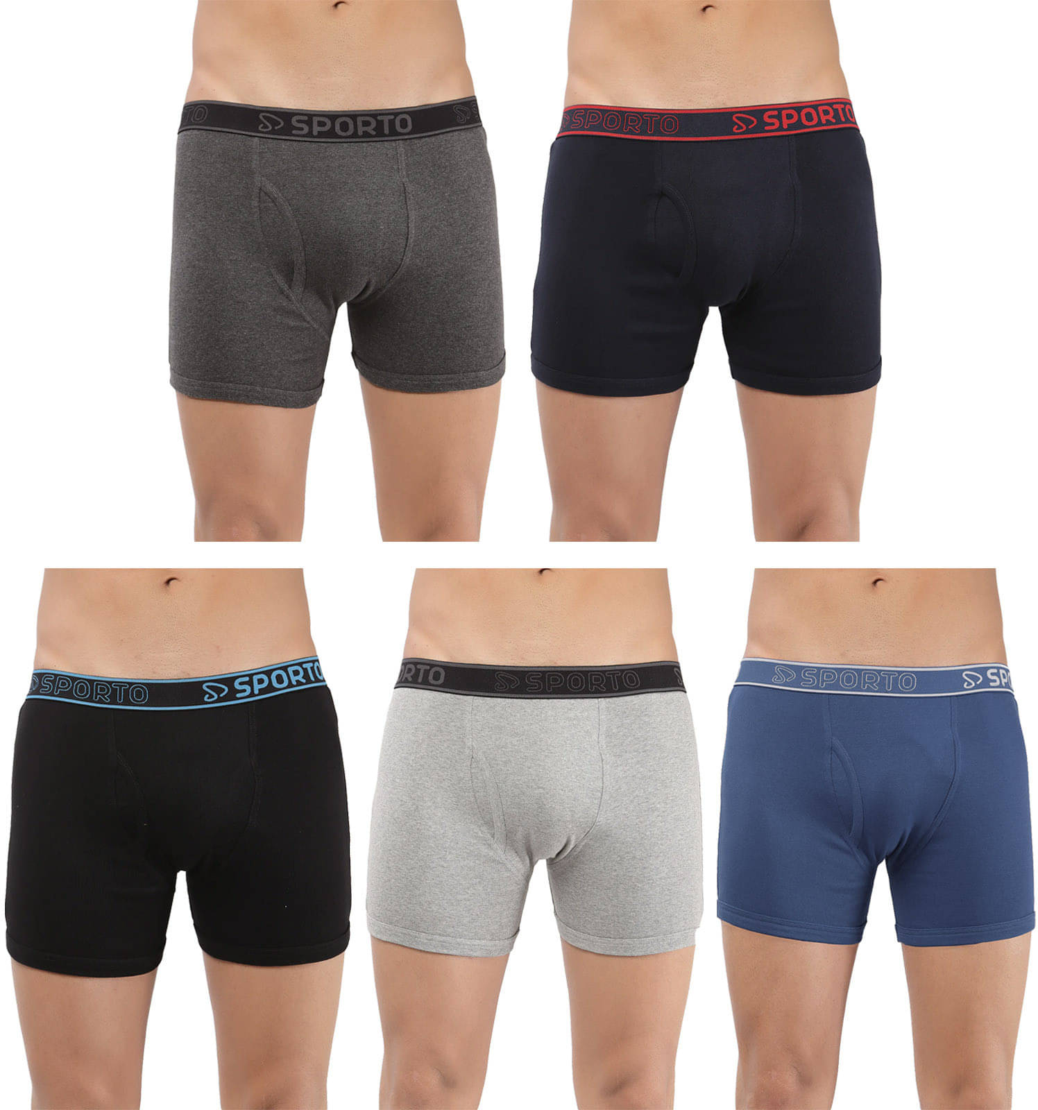 Amul comfy Pack of 5 Cotton Trunks For Men's ( Multicolor ) Amul comfy Pack of 5 Cotton Trunks For Men's ( Multicolor )